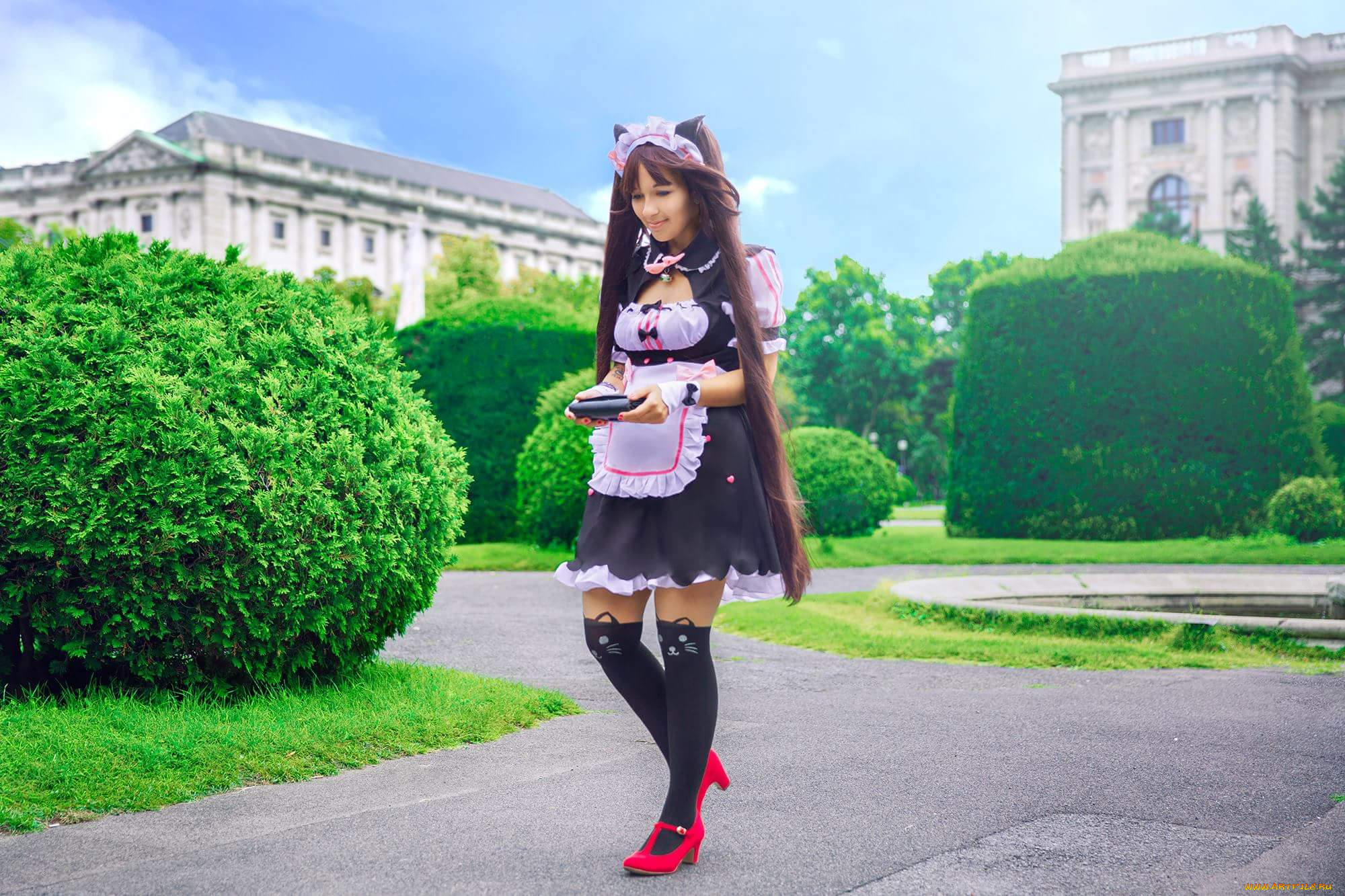 девушки, -, креатив, , косплей, косплей, cosplay, shi-ka-ji