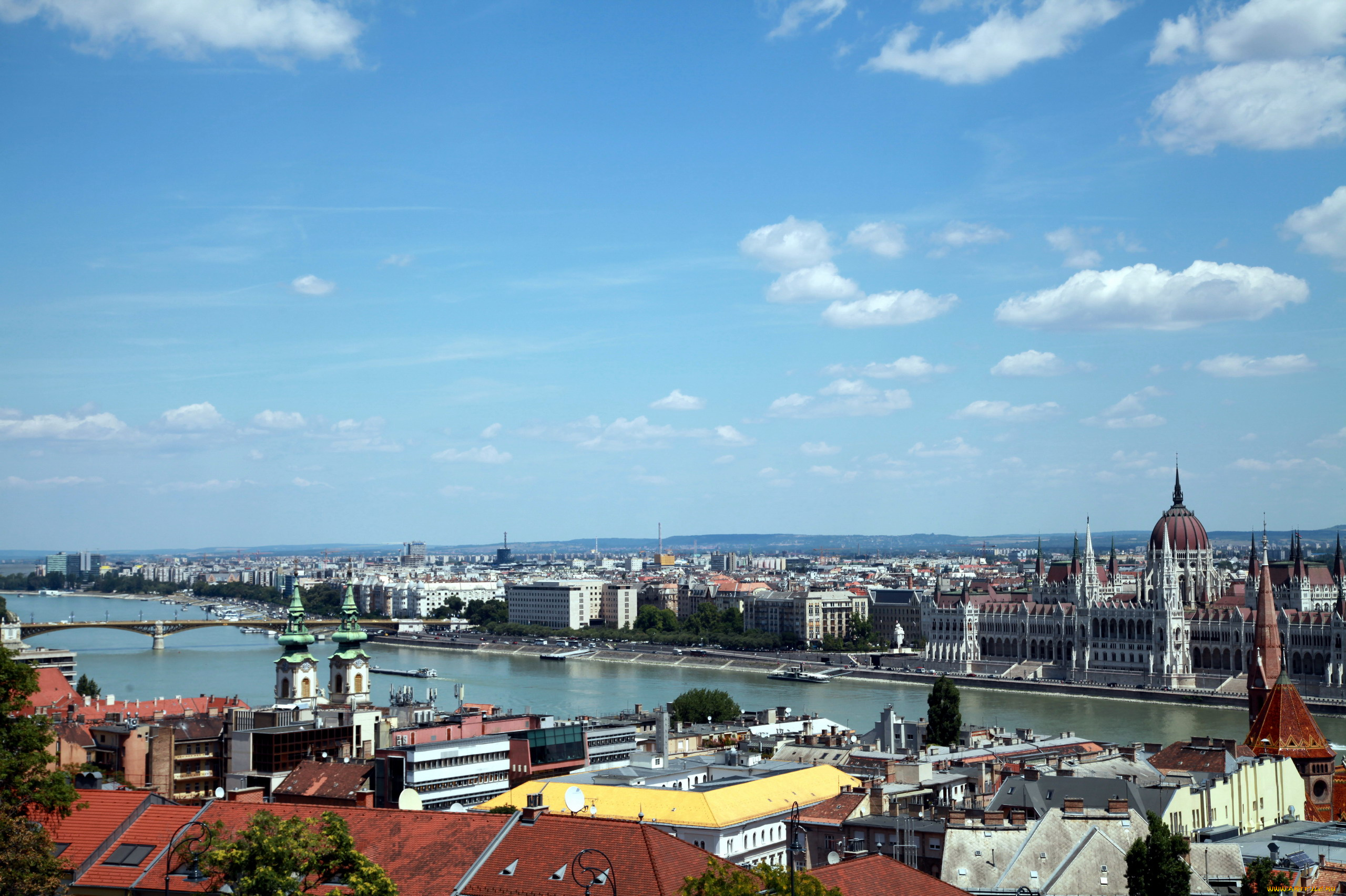 города, будапешт, , венгрия, панорама