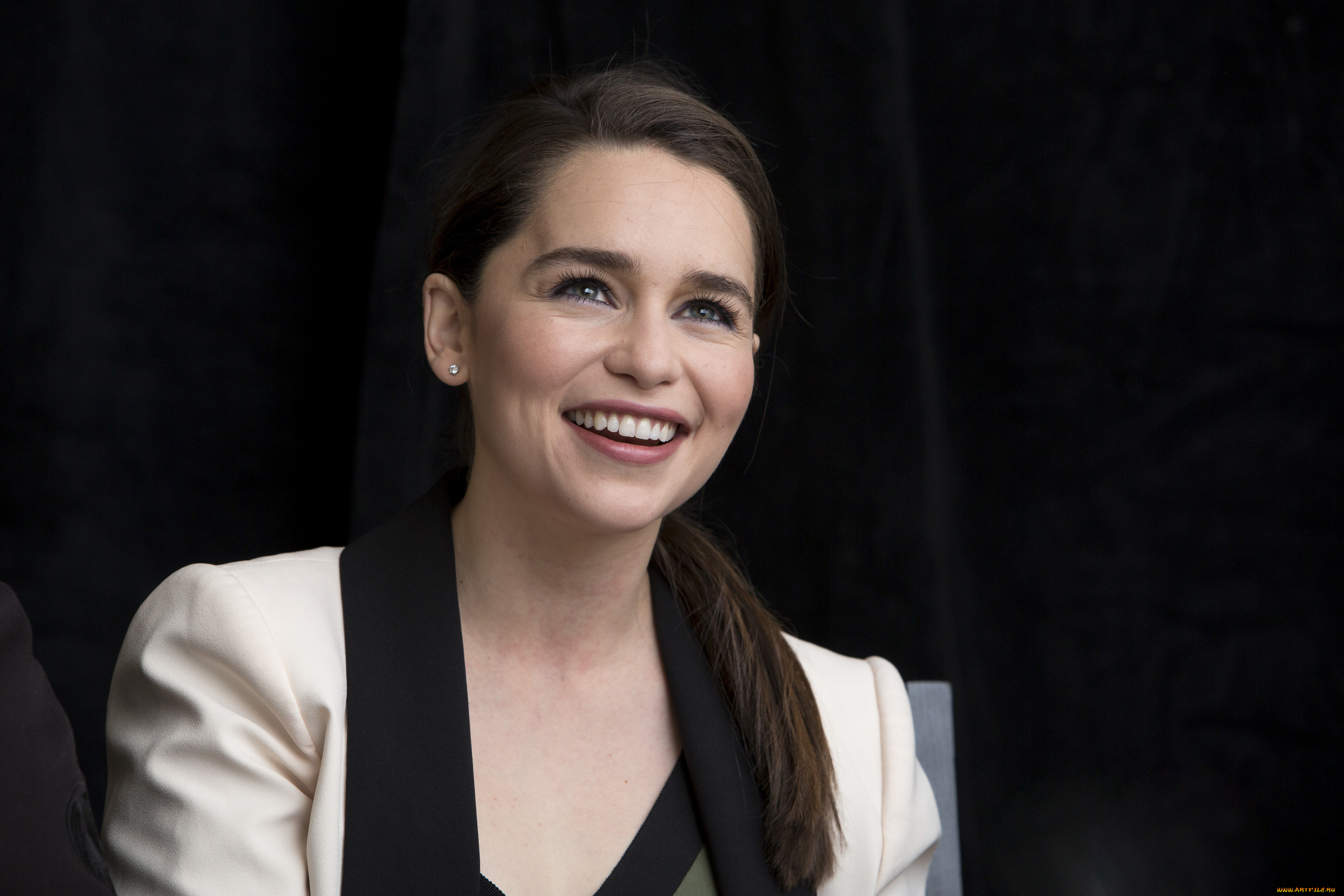 девушки, emilia, clarke, эмилия, кларк, актриса, брюнетка, знаменитости, женщины, улыбка