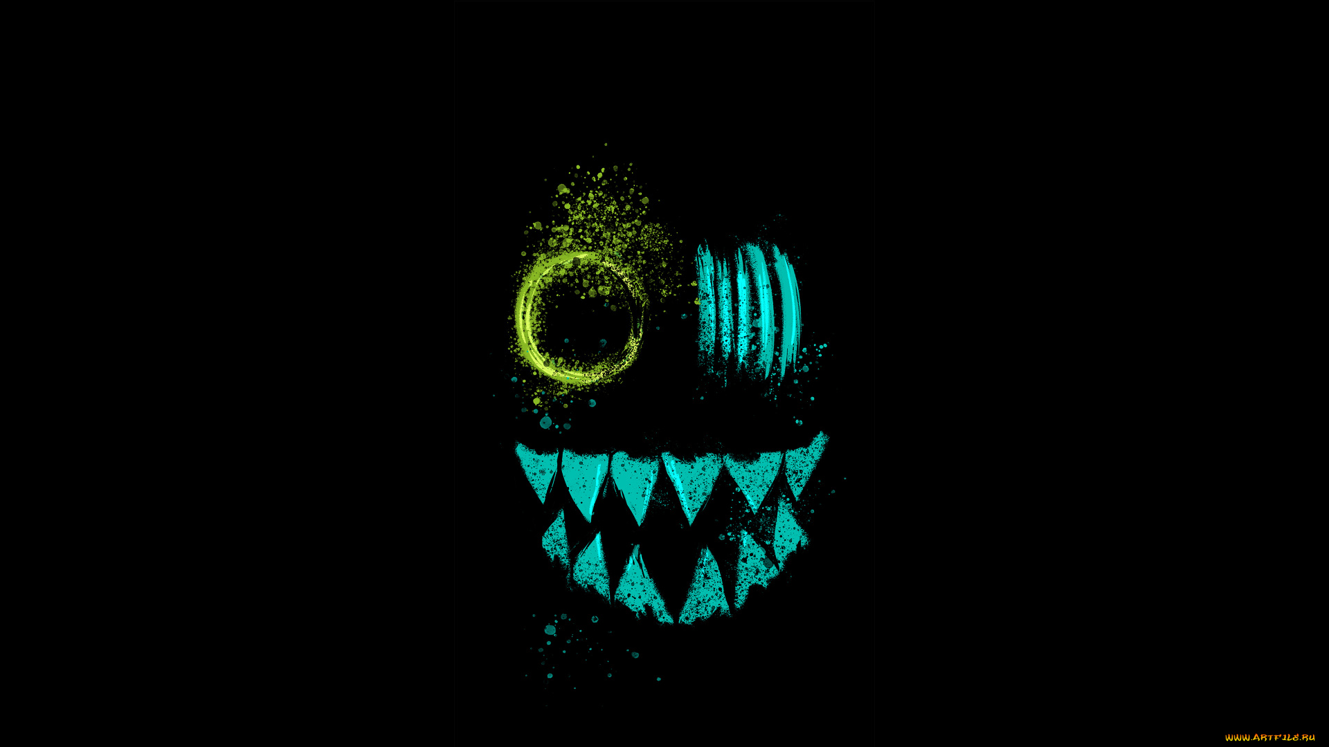 рисованное, минимализм, смайл