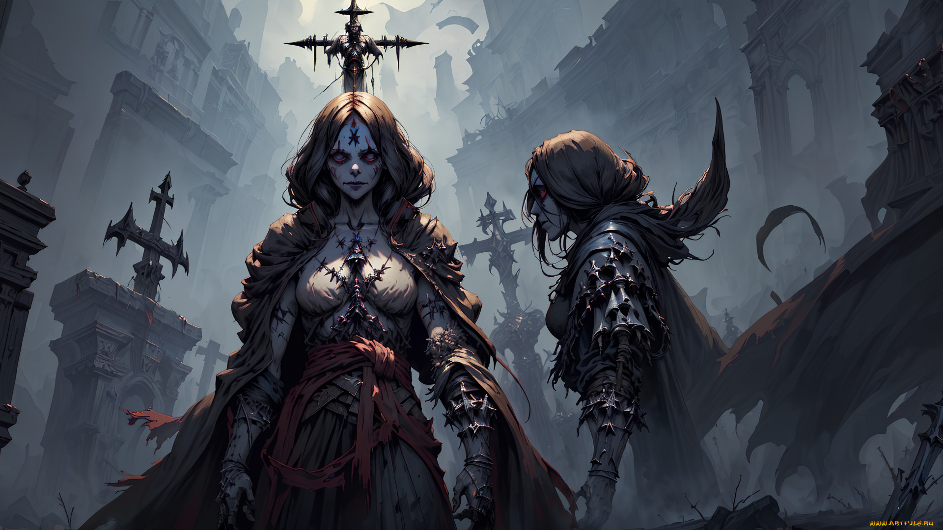 фэнтези, нежить, нейросети, графика, нейроарт, ai, art, нейронные, сети, рисунки, нейро, искусство