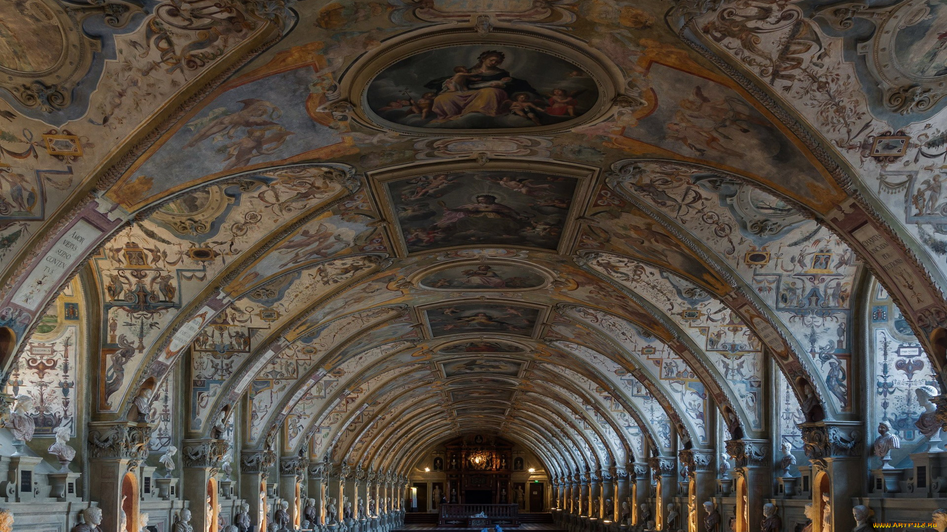 view, inside, a, german, antiquarium, интерьер, дворцы, , музеи, view, inside, a, german, antiquarium