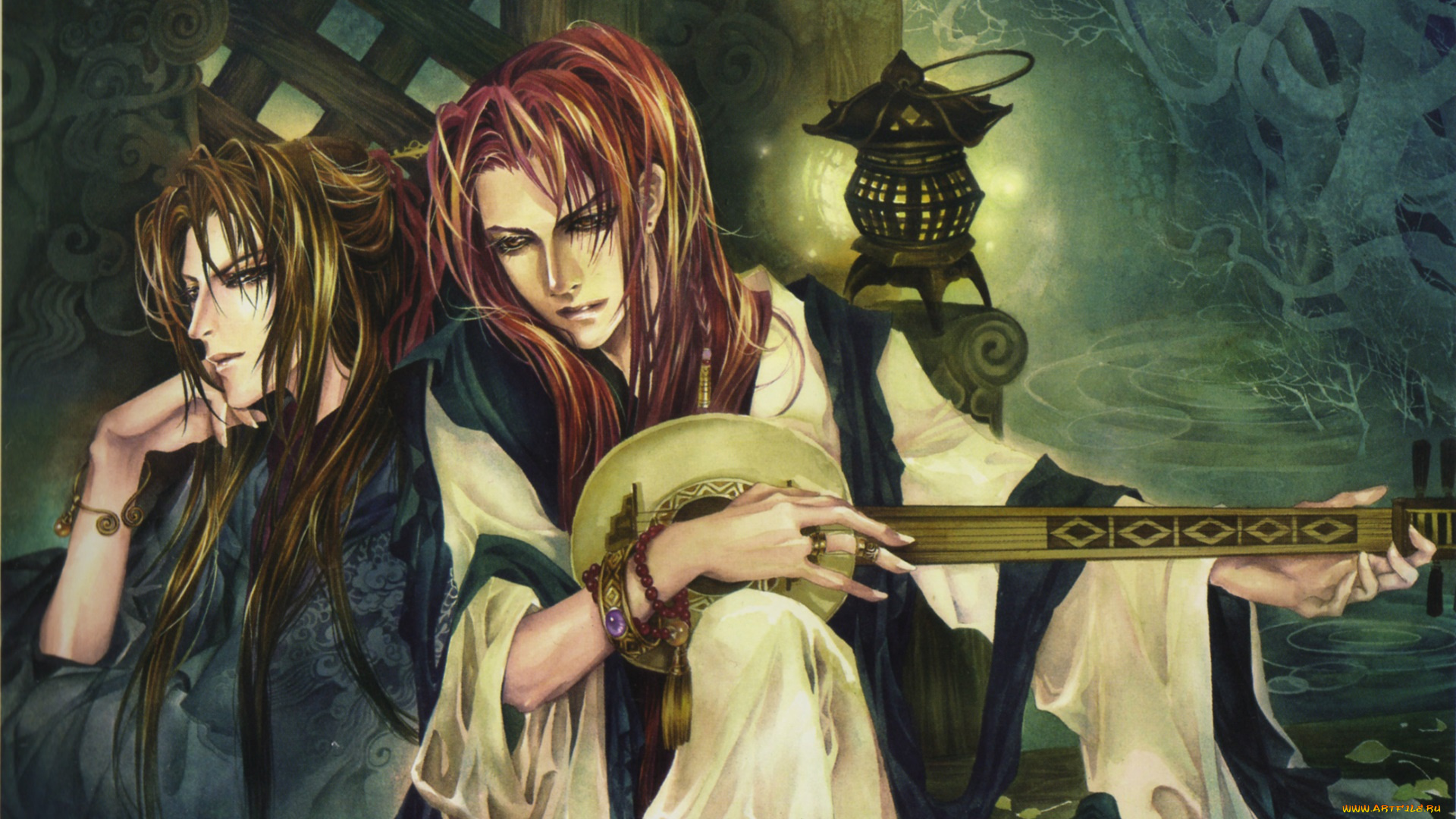 аниме, музыка, парни