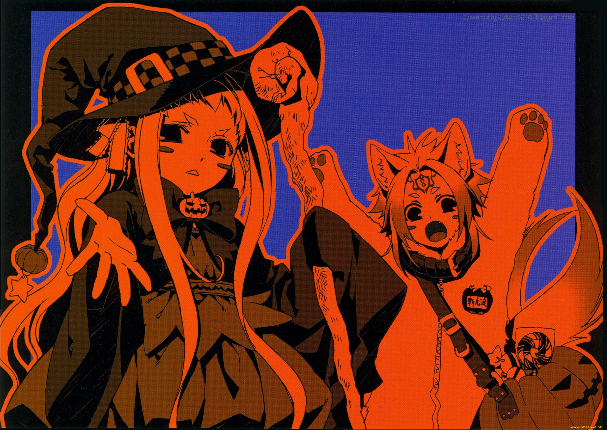 аниме, магия, , колдовство, , halloween, хэллоуин