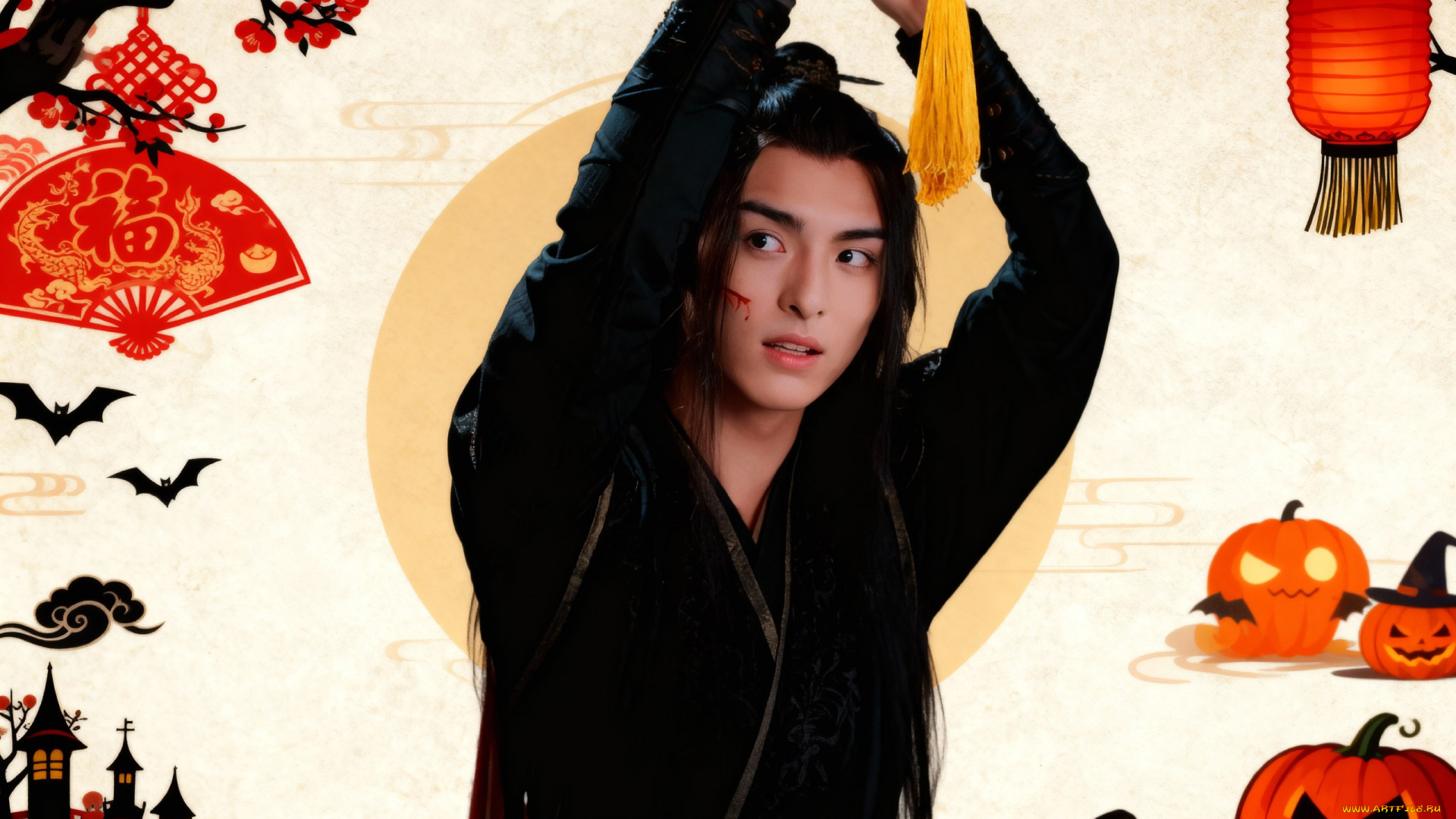 кино, фильмы, the, untamed, злодей, тыква, the, untamed, неукротимый, повелитель, чэньцин, xue, yang, сюэ, ян, ван, хао, сюань, halloween, хэллоуин