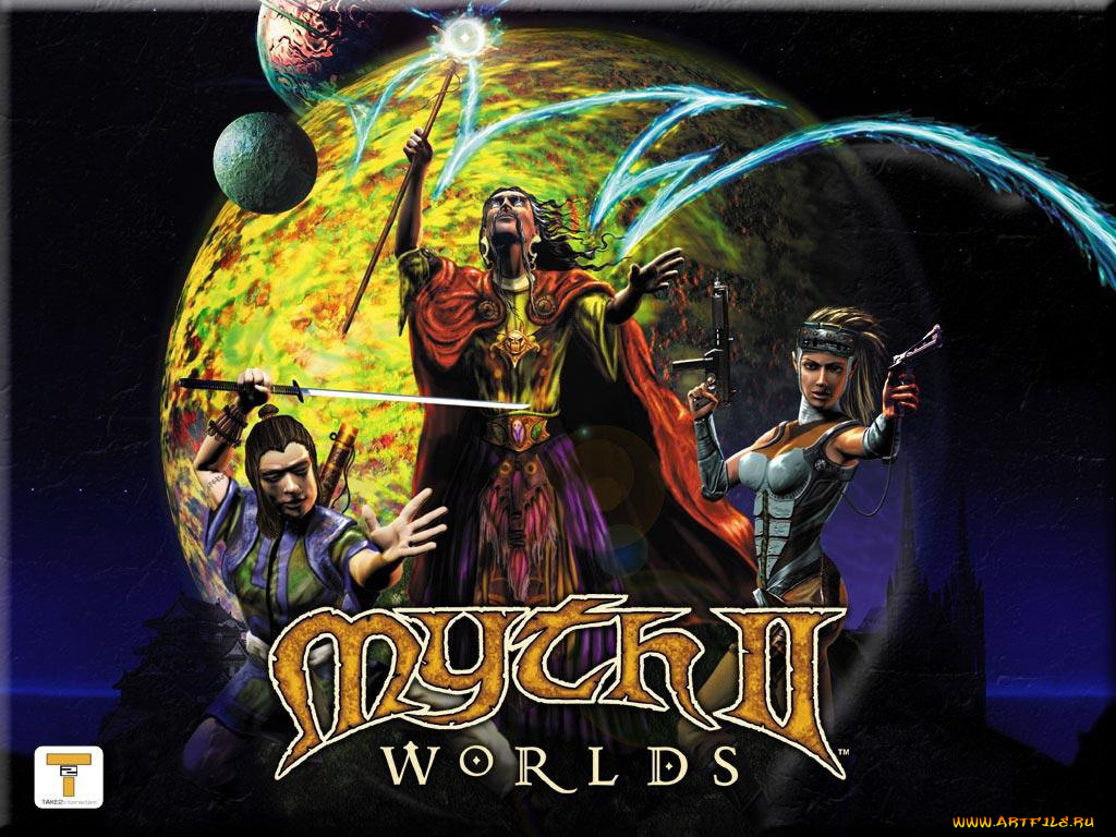 видео, игры, myth, ii, worlds