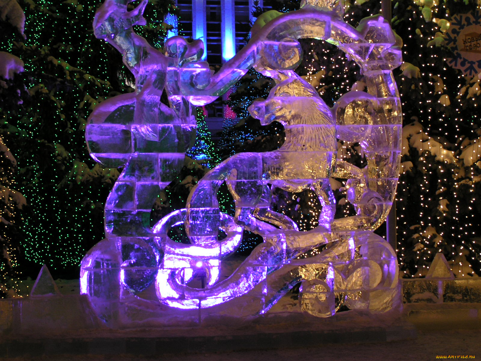 праздничные, новогодние, пейзажи