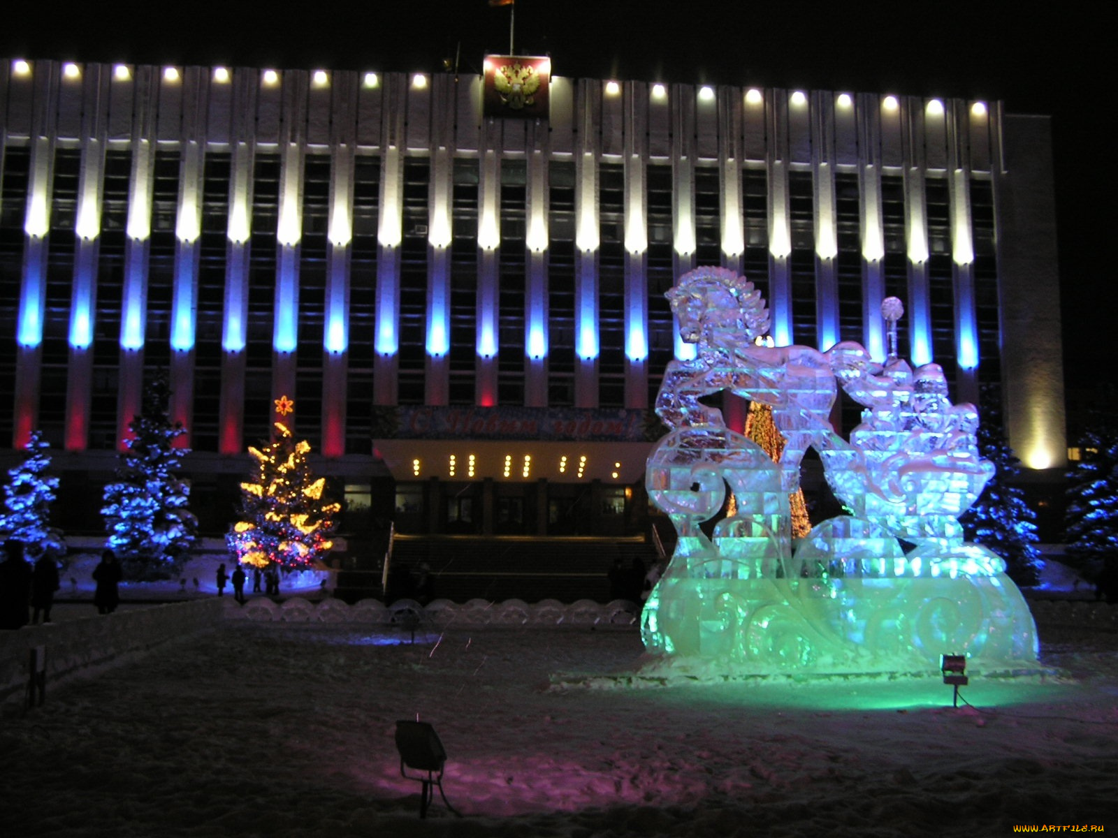 праздничные, новогодние, пейзажи