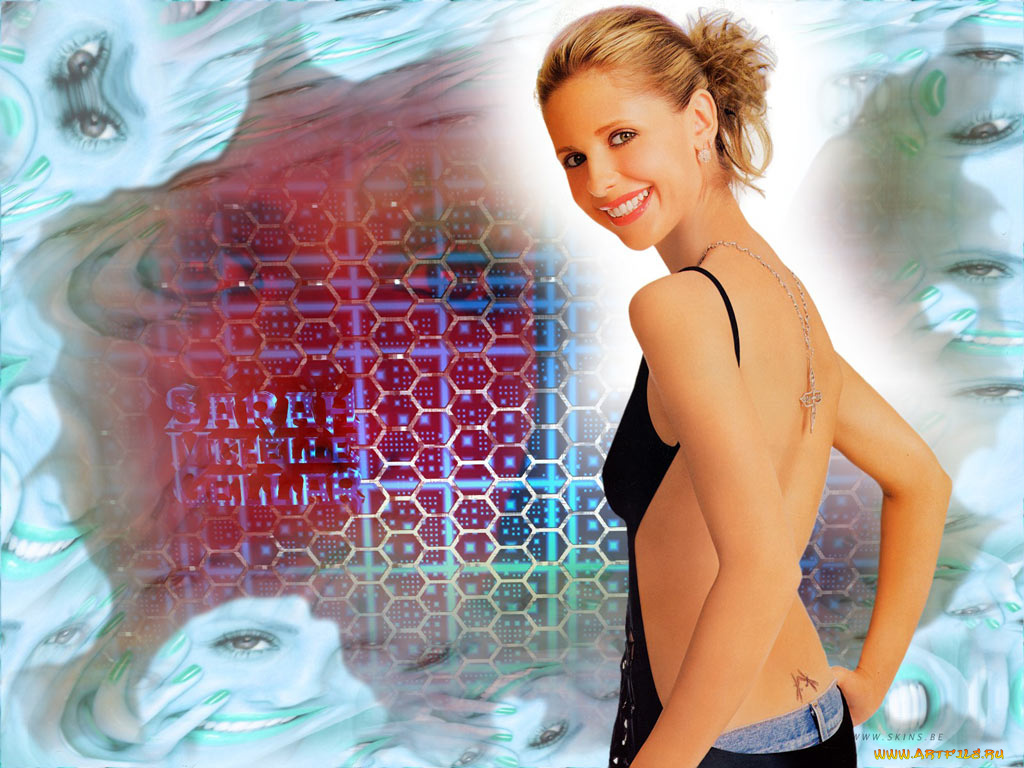 Sarah, Michelle, Gellar, девушки