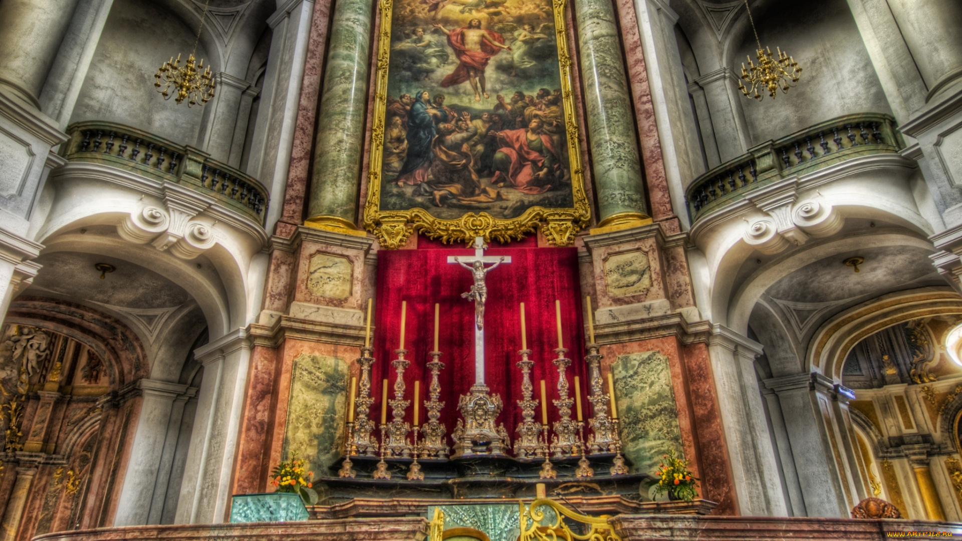 интерьер, убранство, роспись, храма