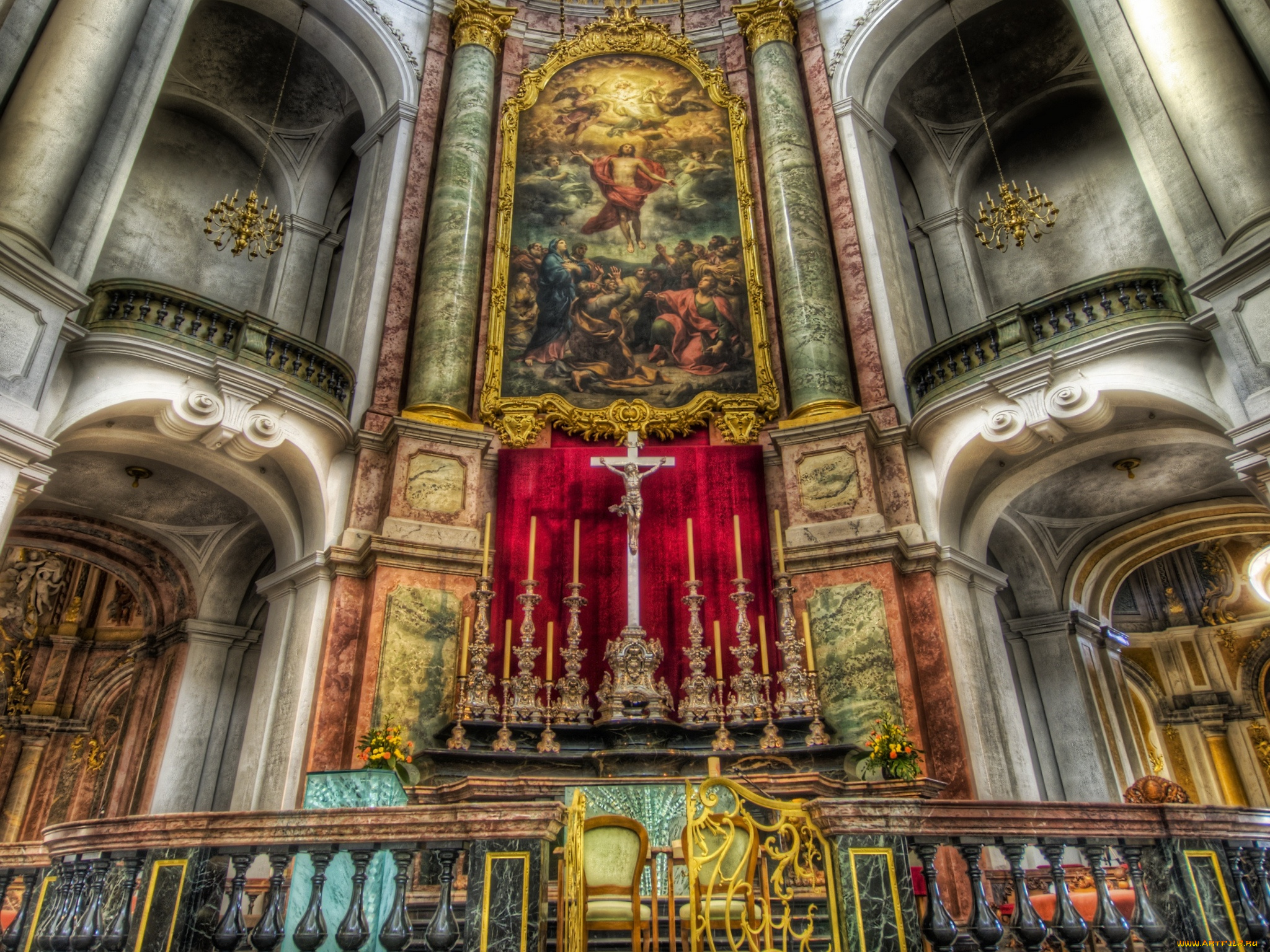 интерьер, убранство, роспись, храма