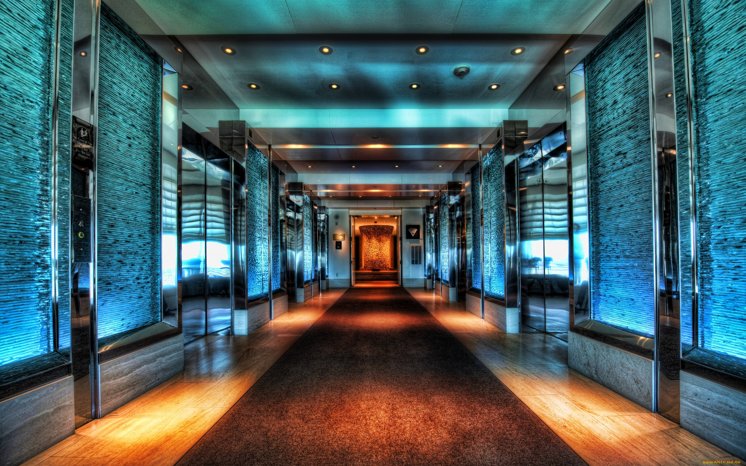 интерьер, холлы, лестницы, корридоры