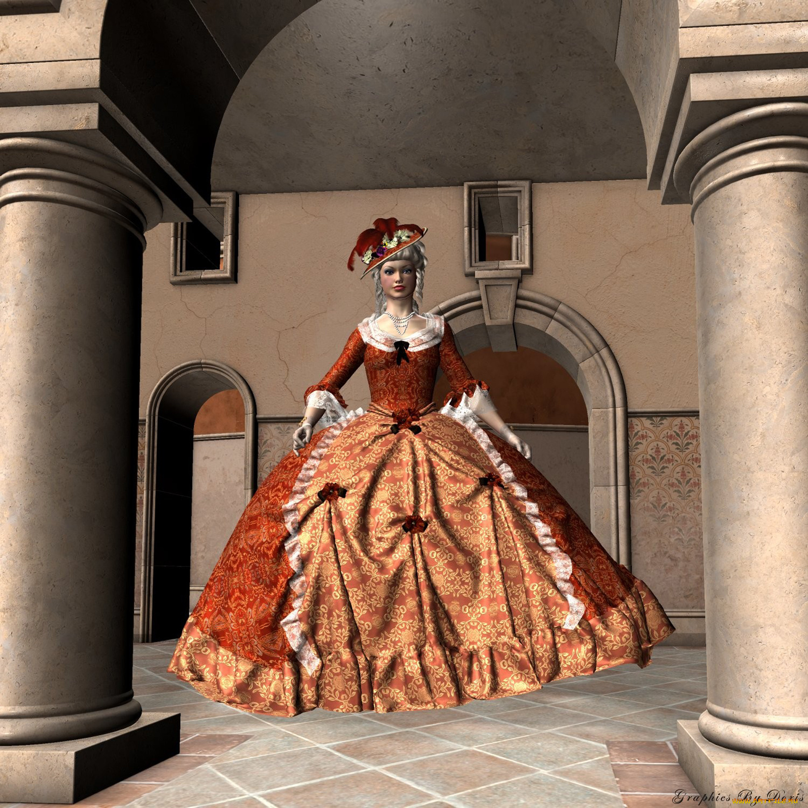 3д, графика, people, люди, девушка