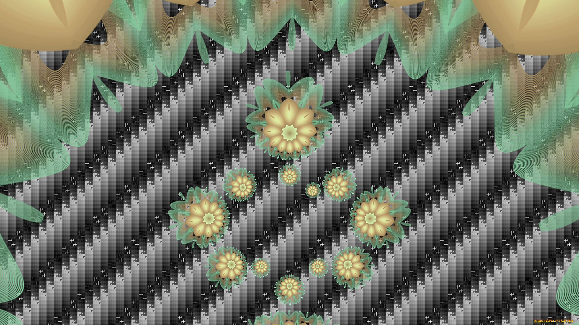 3д, графика, fractal, фракталы, абстракция, узор