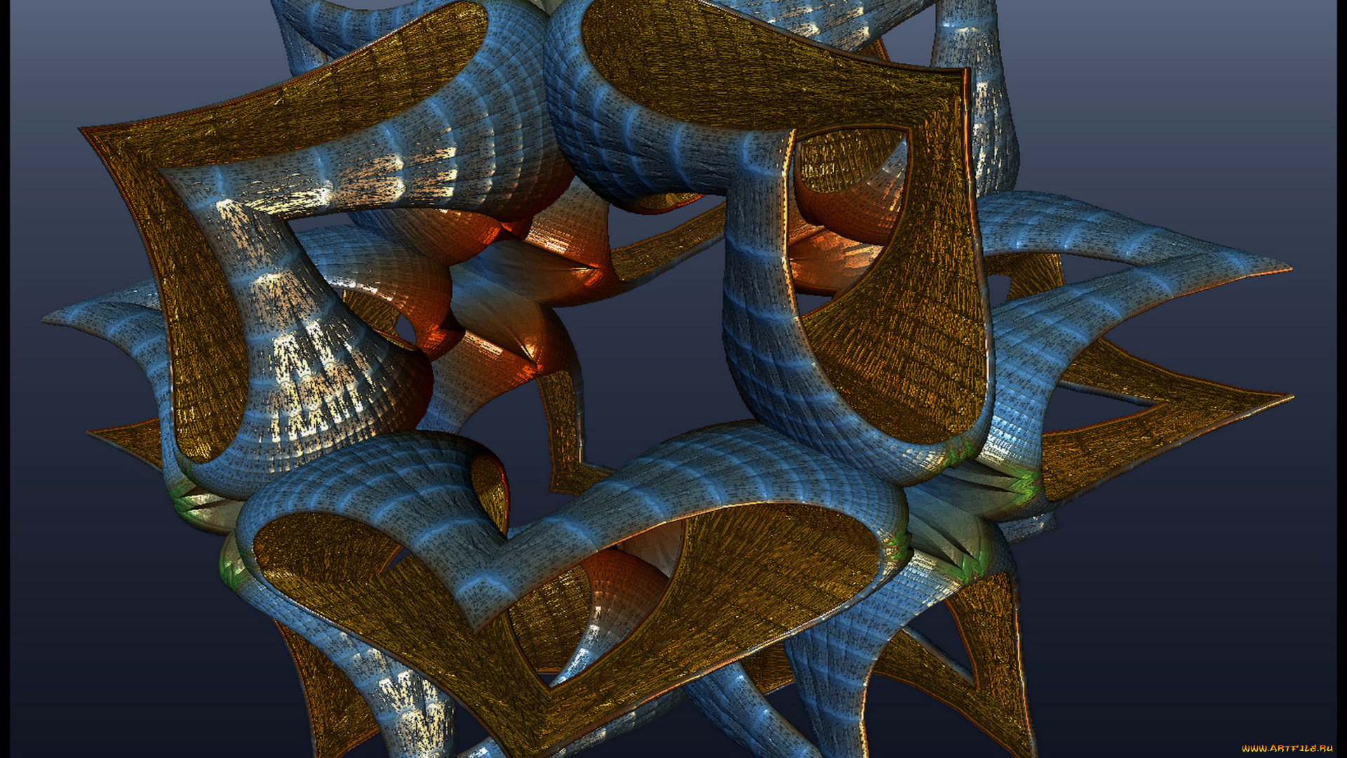 3д, графика, fractal, фракталы, узор, тёмный, абстракция