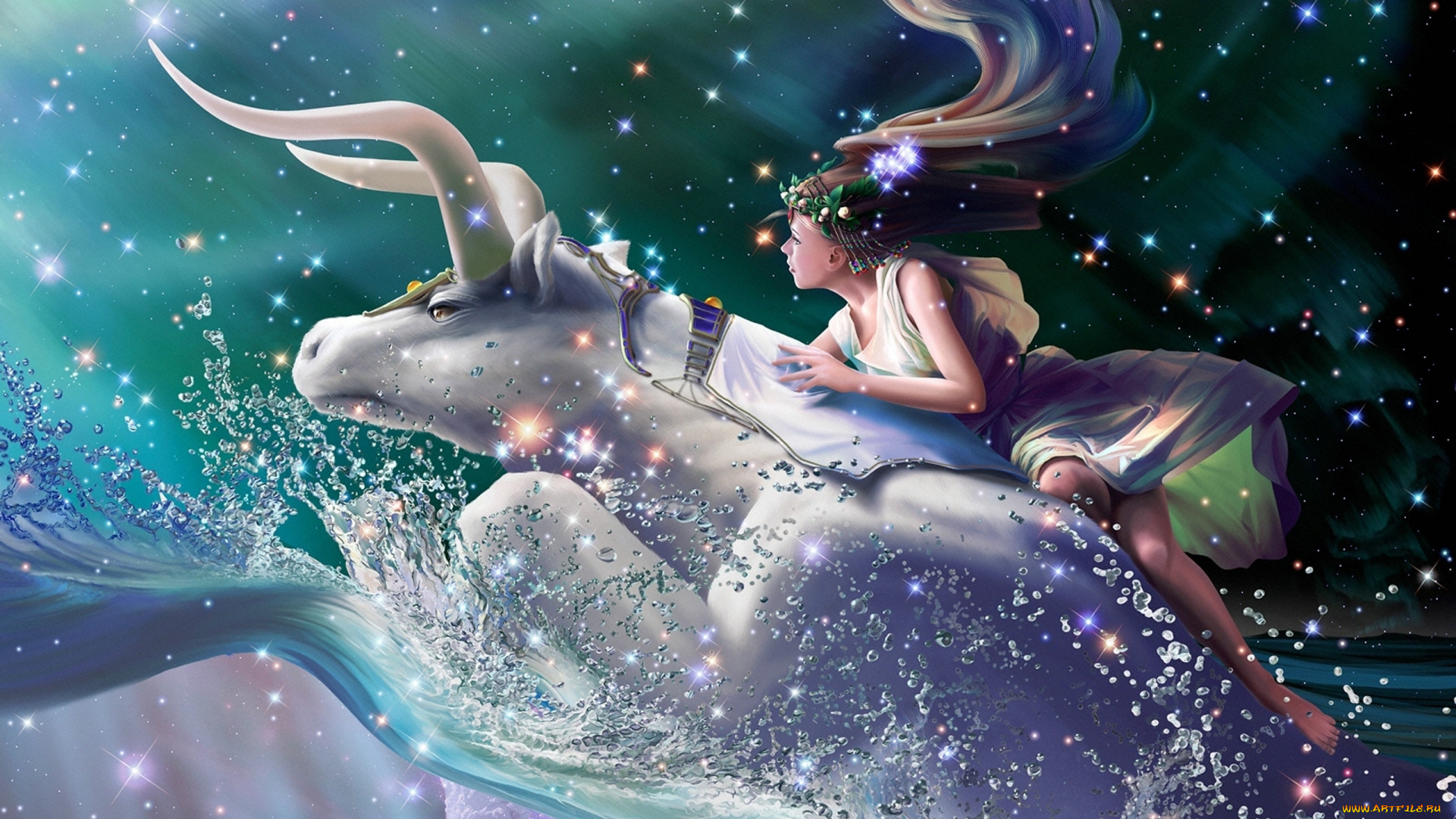 фэнтези, kagaya, yutaka, zodiac, taurus