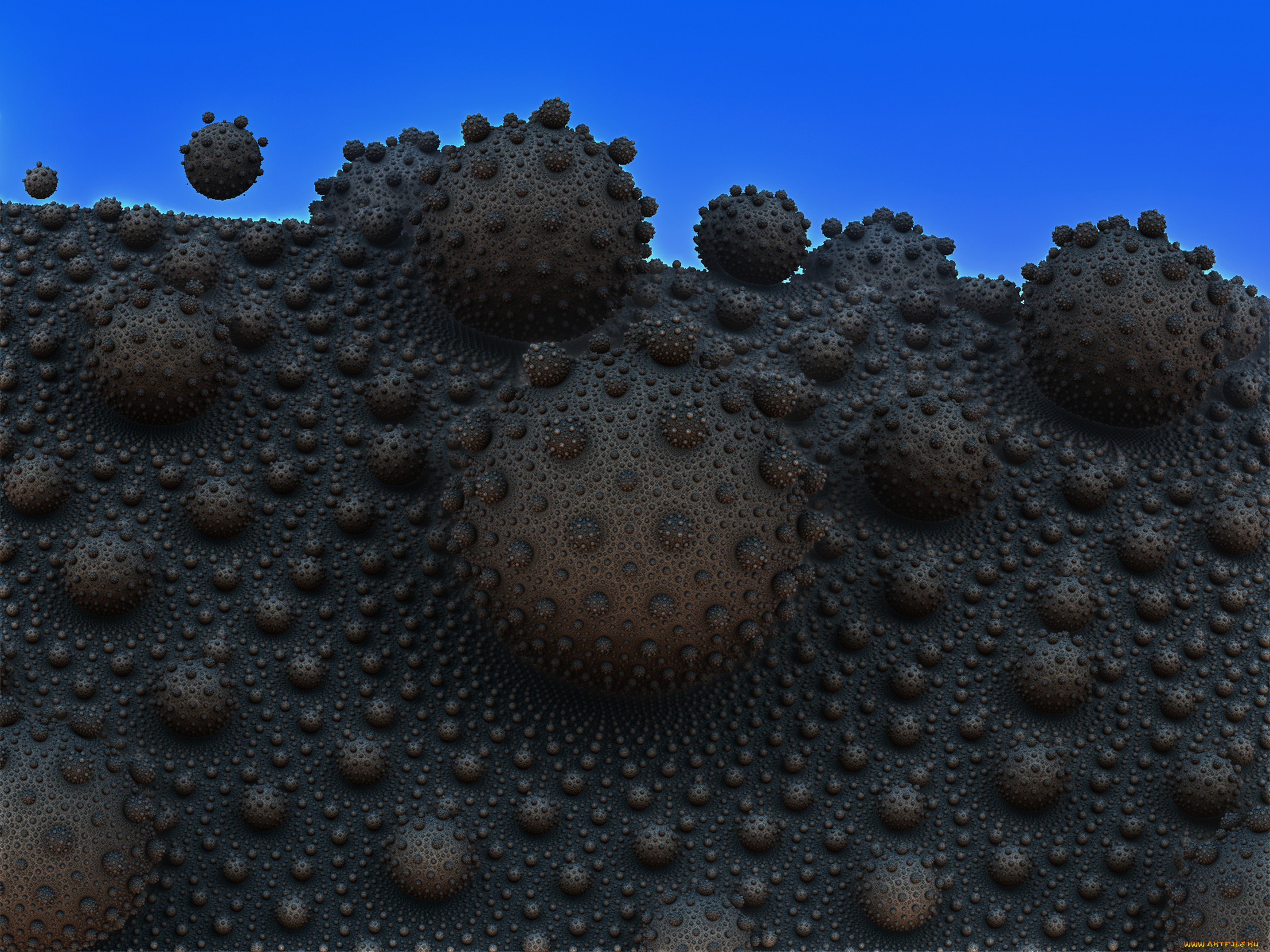 3д, графика, fractal, фракталы, абстракция, узор, тёмный