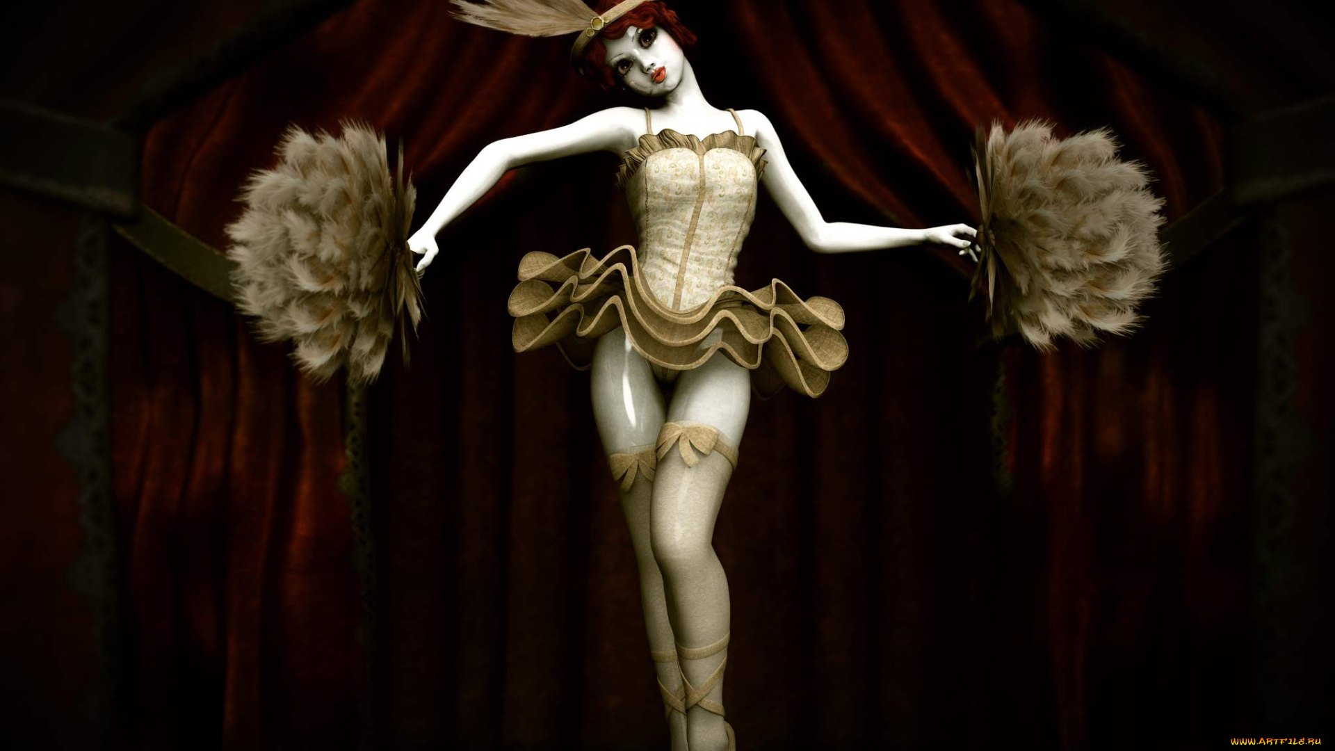 3д, графика, people, люди, devils, dancer