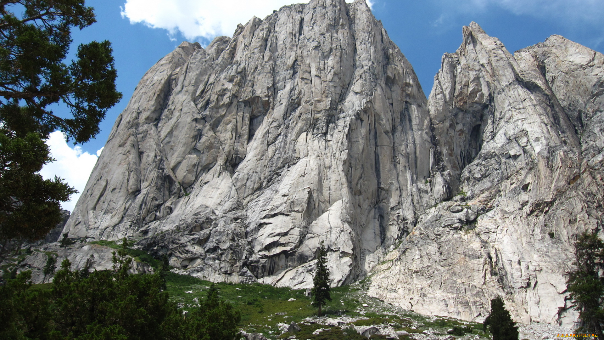 sequoia, and, kings, canyon, national, parks, california, природа, горы