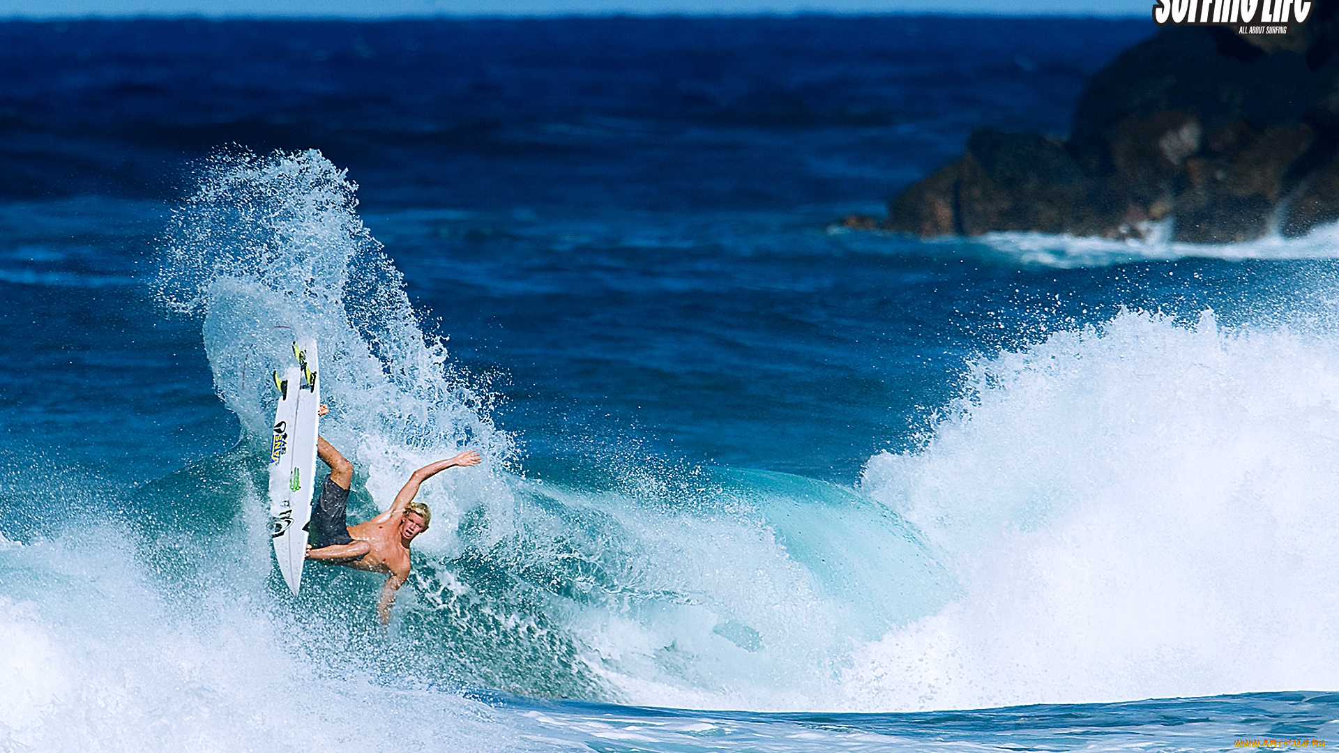 спорт, серфинг, океан, волна