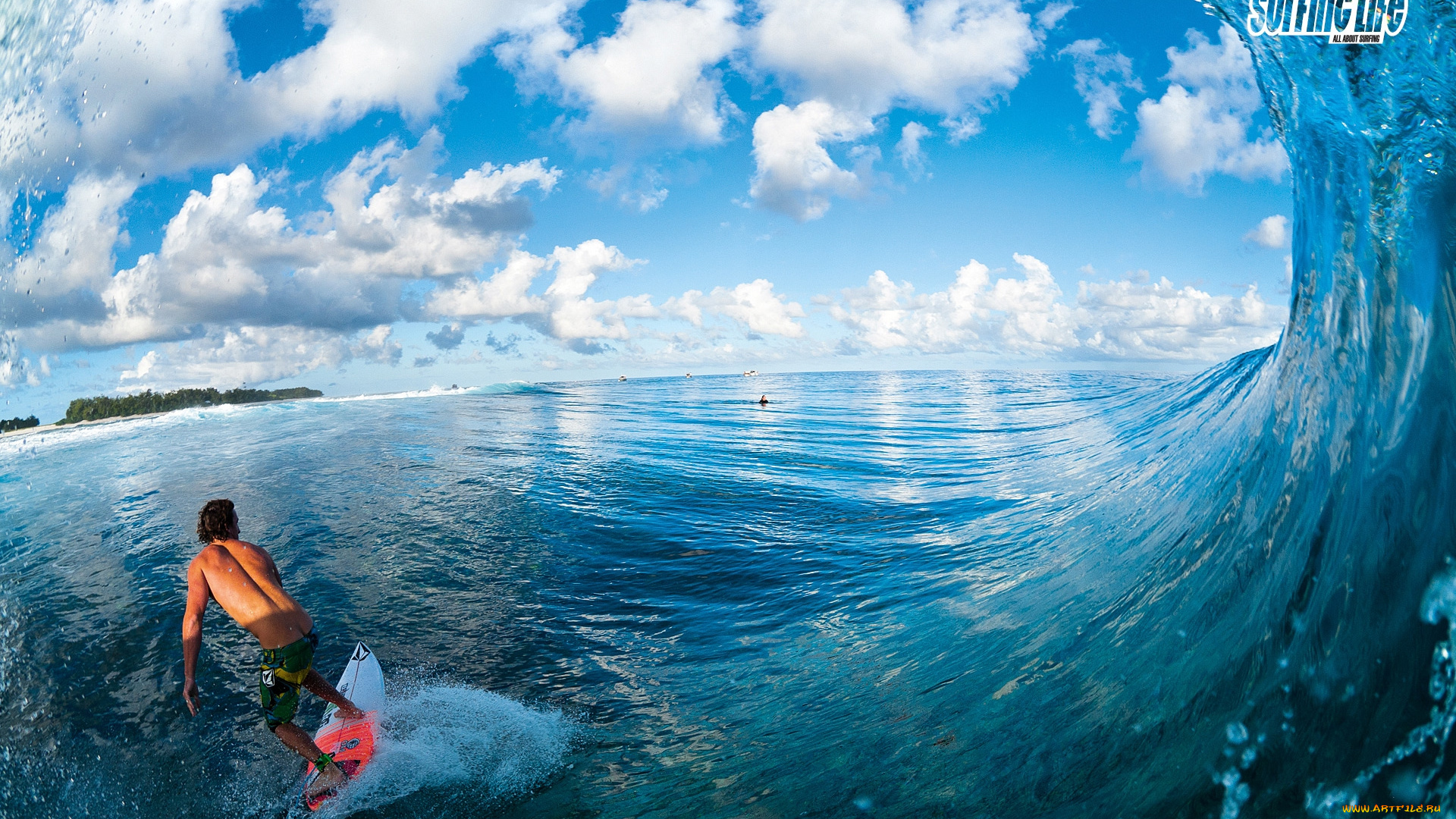 спорт, серфинг, океан, волна