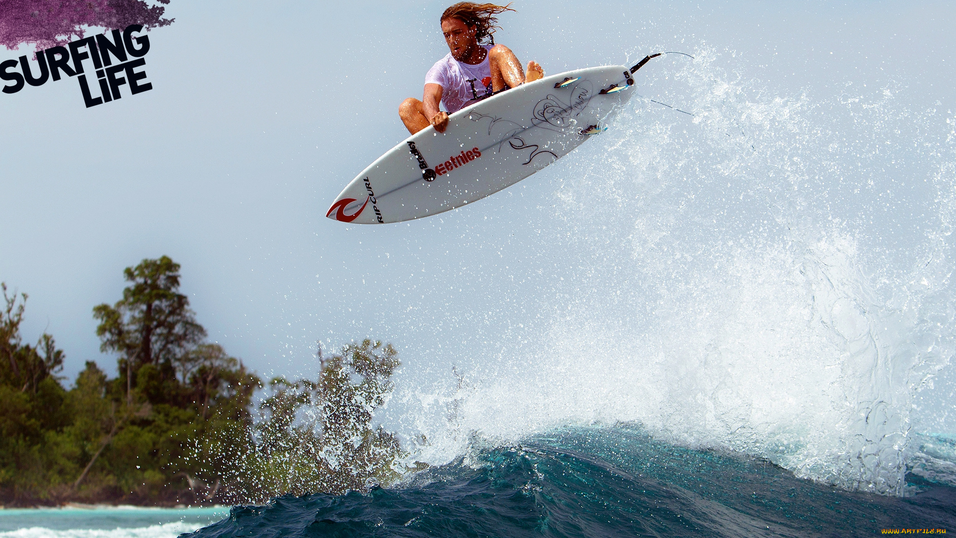 спорт, серфинг, волна, океан