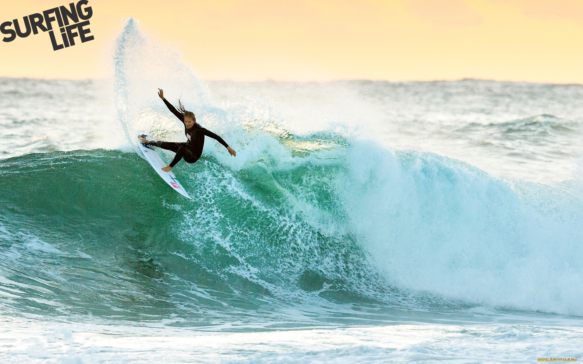 спорт, серфинг, океан, волна