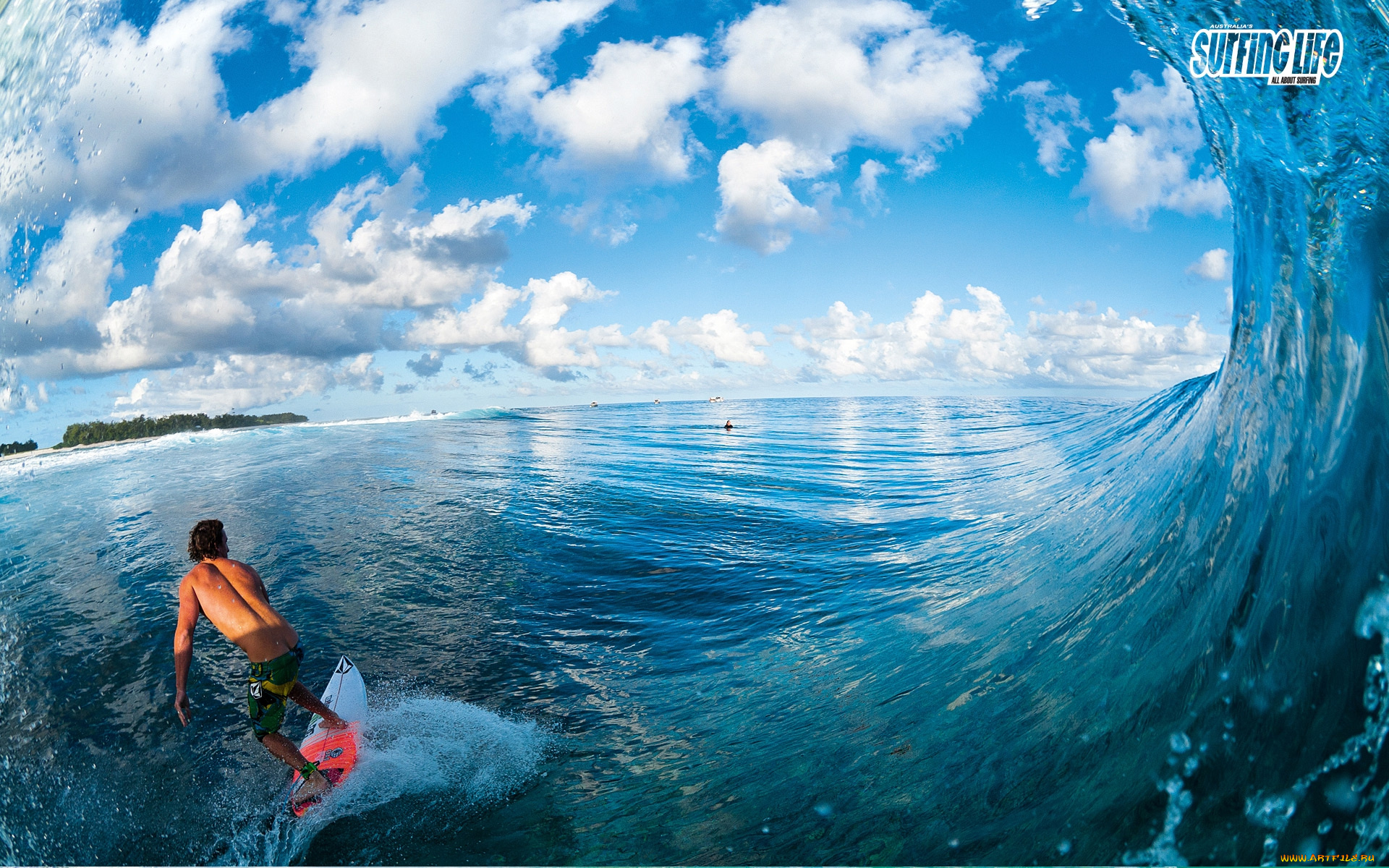 спорт, серфинг, океан, волна