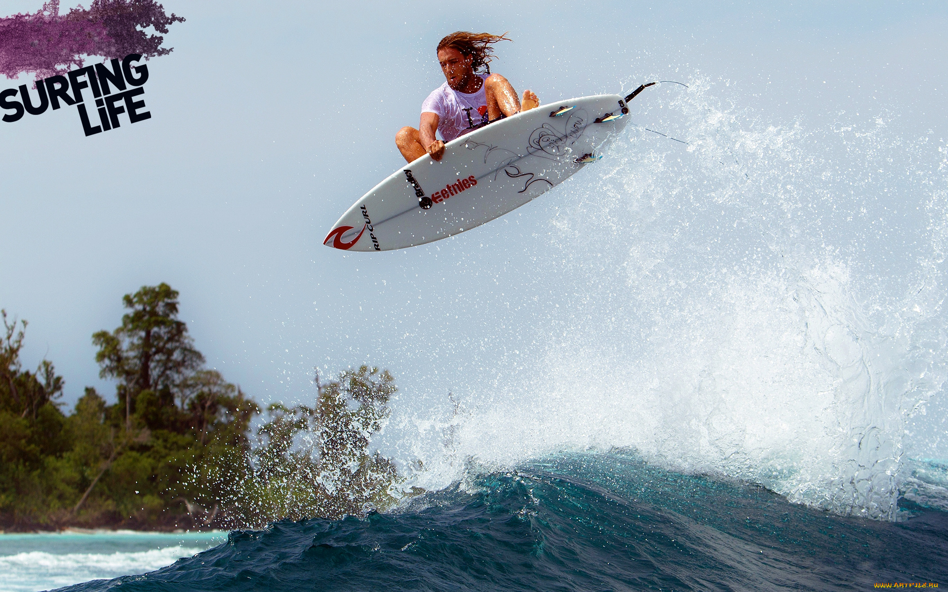 спорт, серфинг, волна, океан