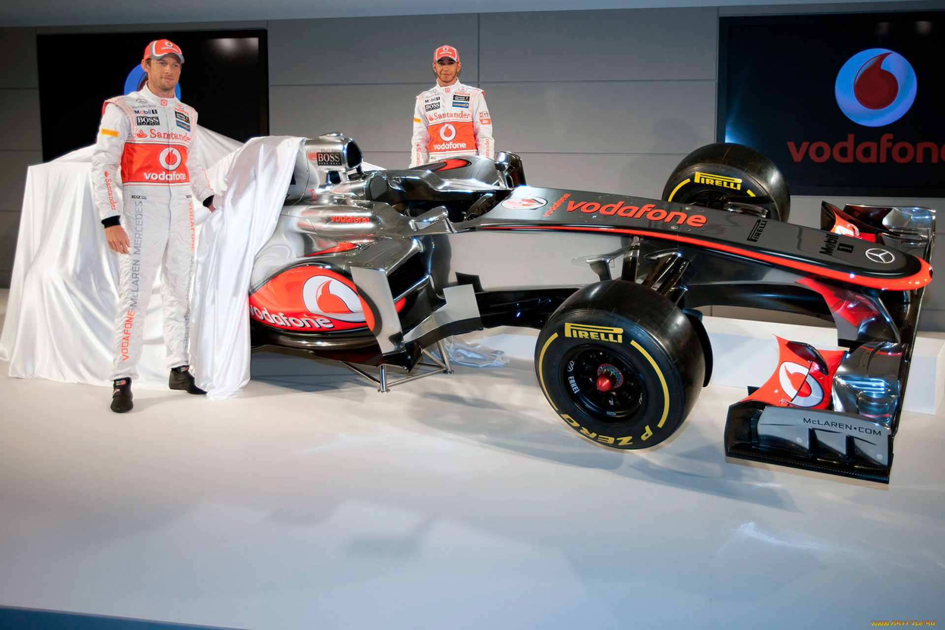 спорт, формула, экипаж, презентация, болид, мерседес