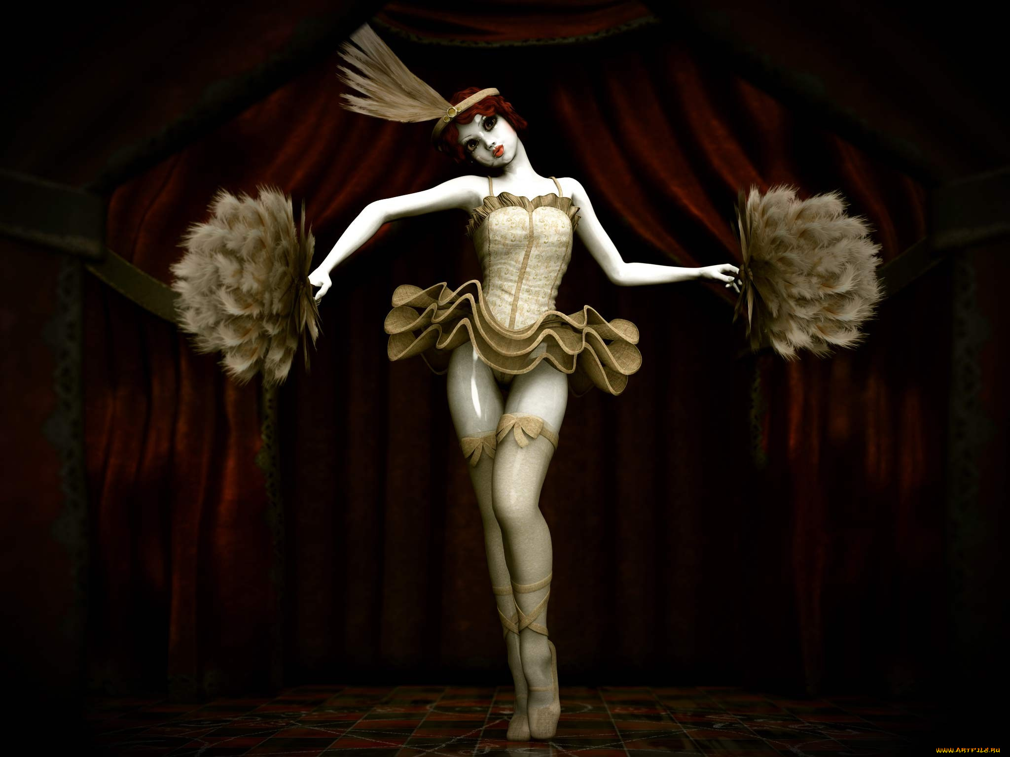 3д, графика, people, люди, devils, dancer