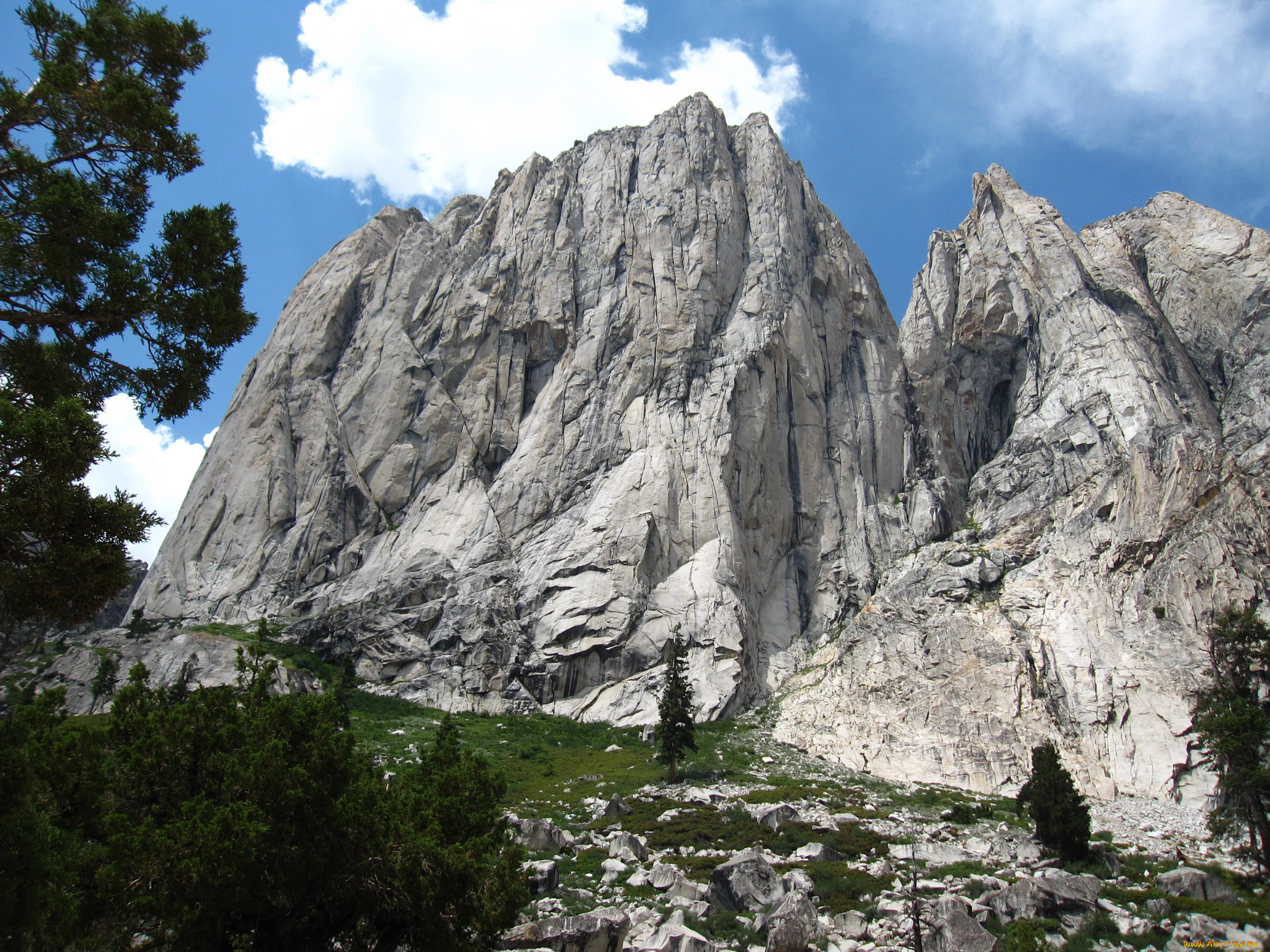 sequoia, and, kings, canyon, national, parks, california, природа, горы