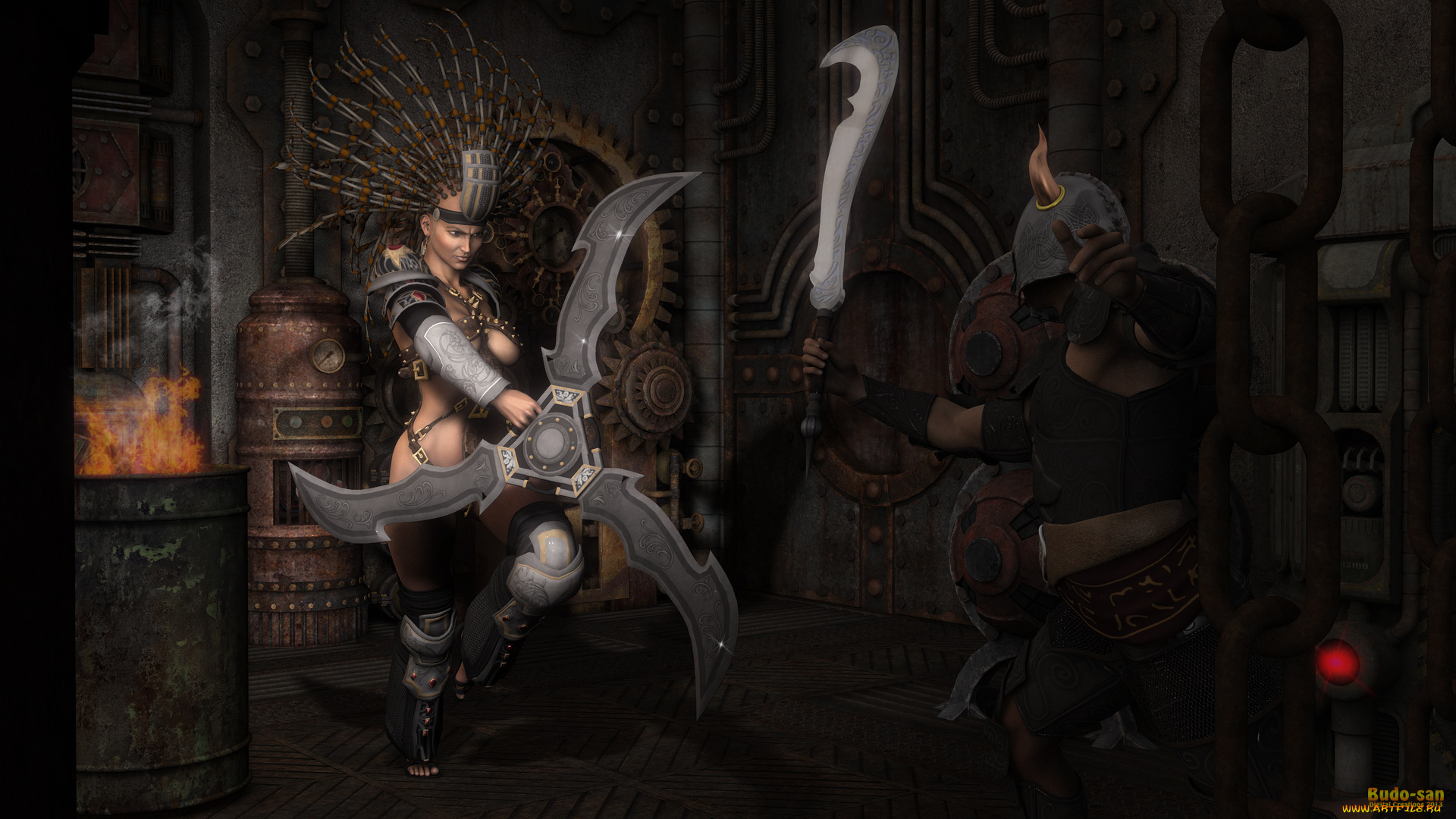 3д, графика, amazon, , амазонки, девушка, существо