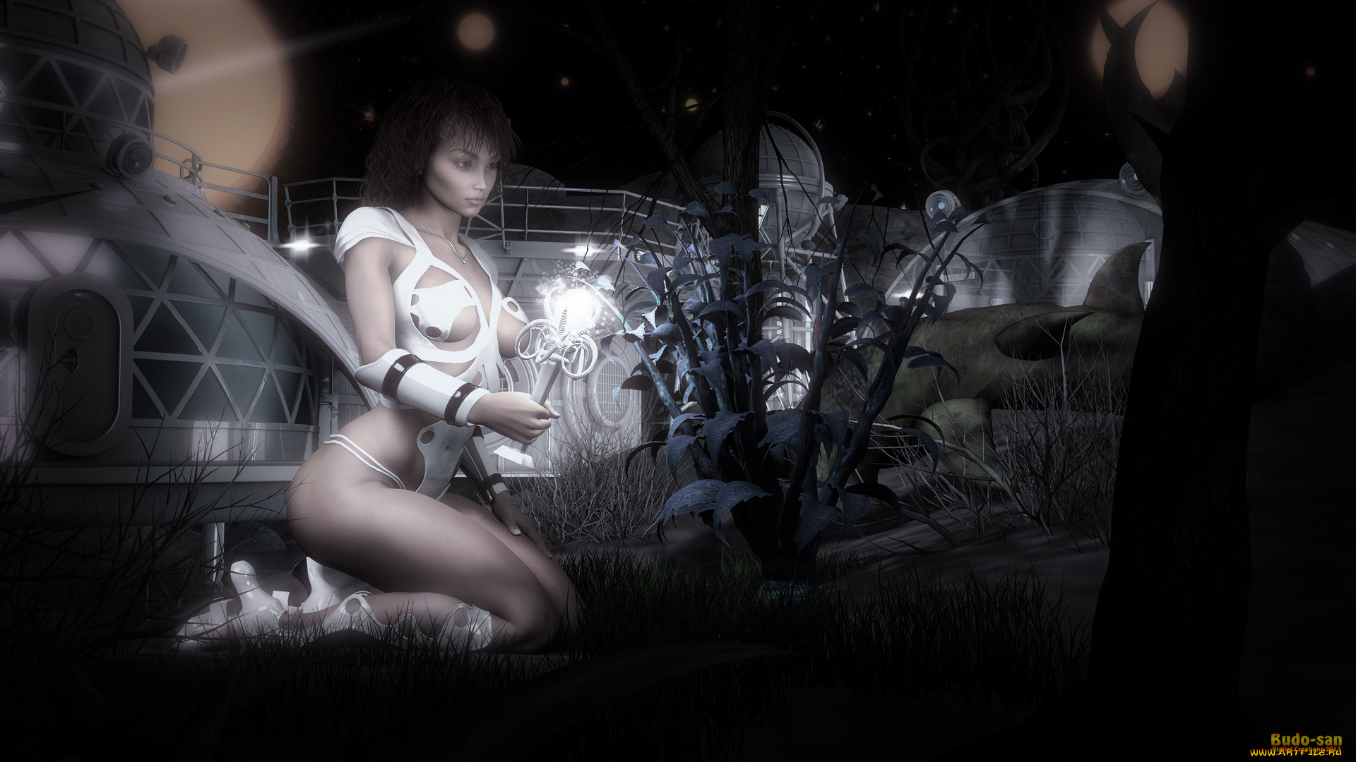 3д, графика, fantasy, , фантазия, магия, девушка