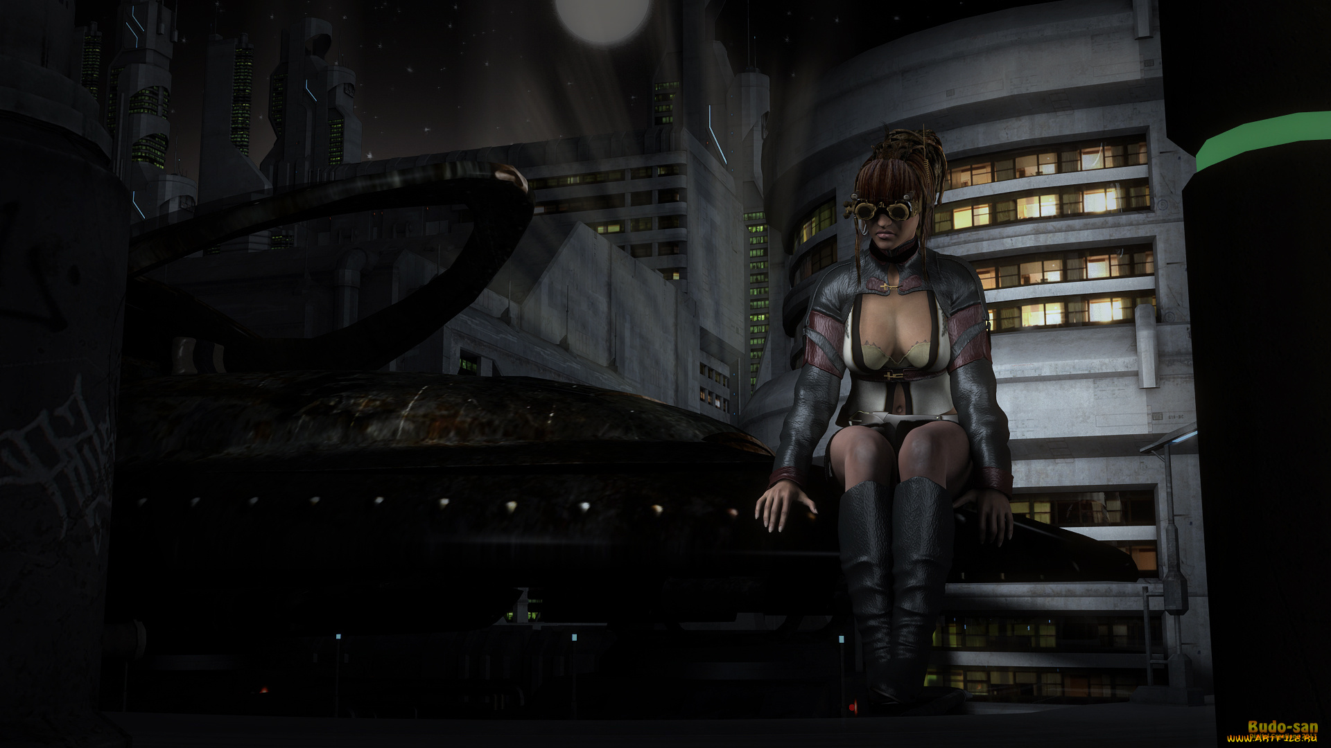 3д, графика, fantasy, , фантазия, очки, девушка