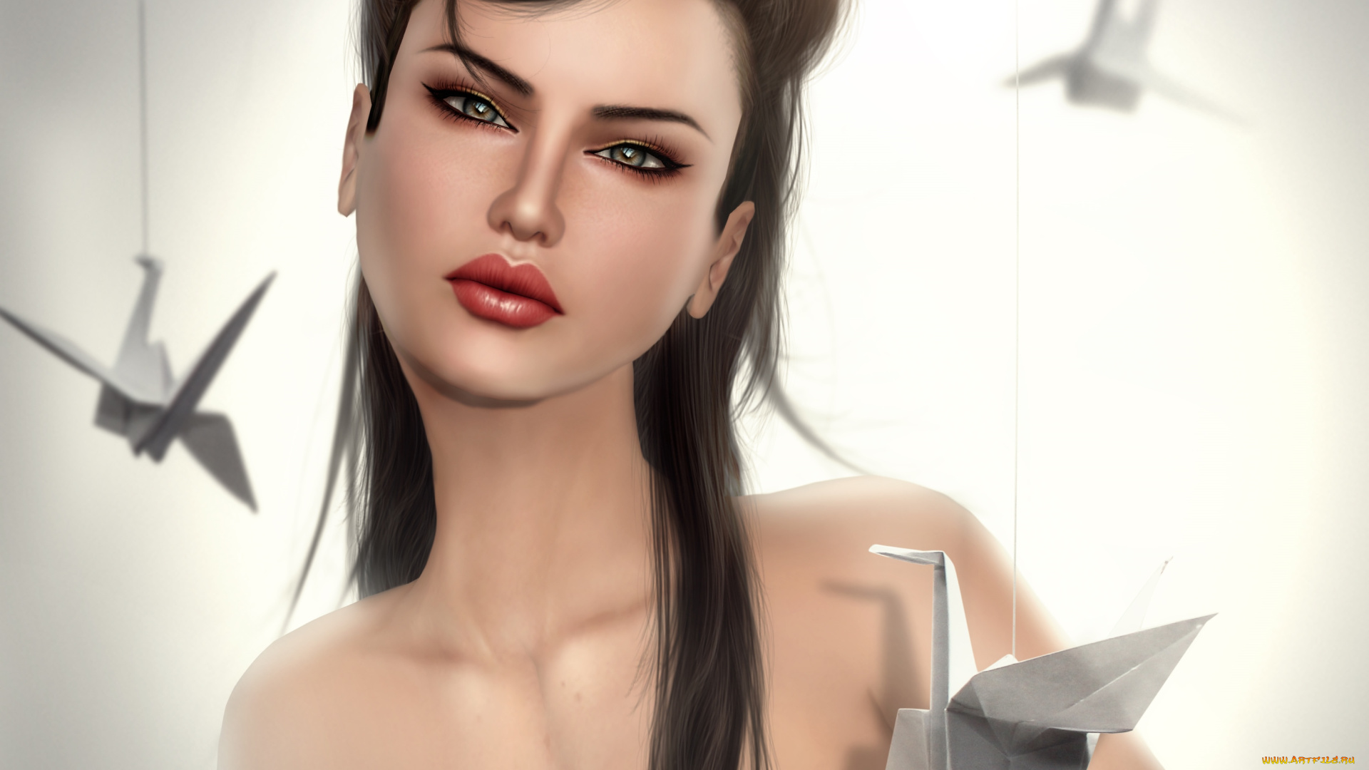 3д, графика, portraits, , портрет, р