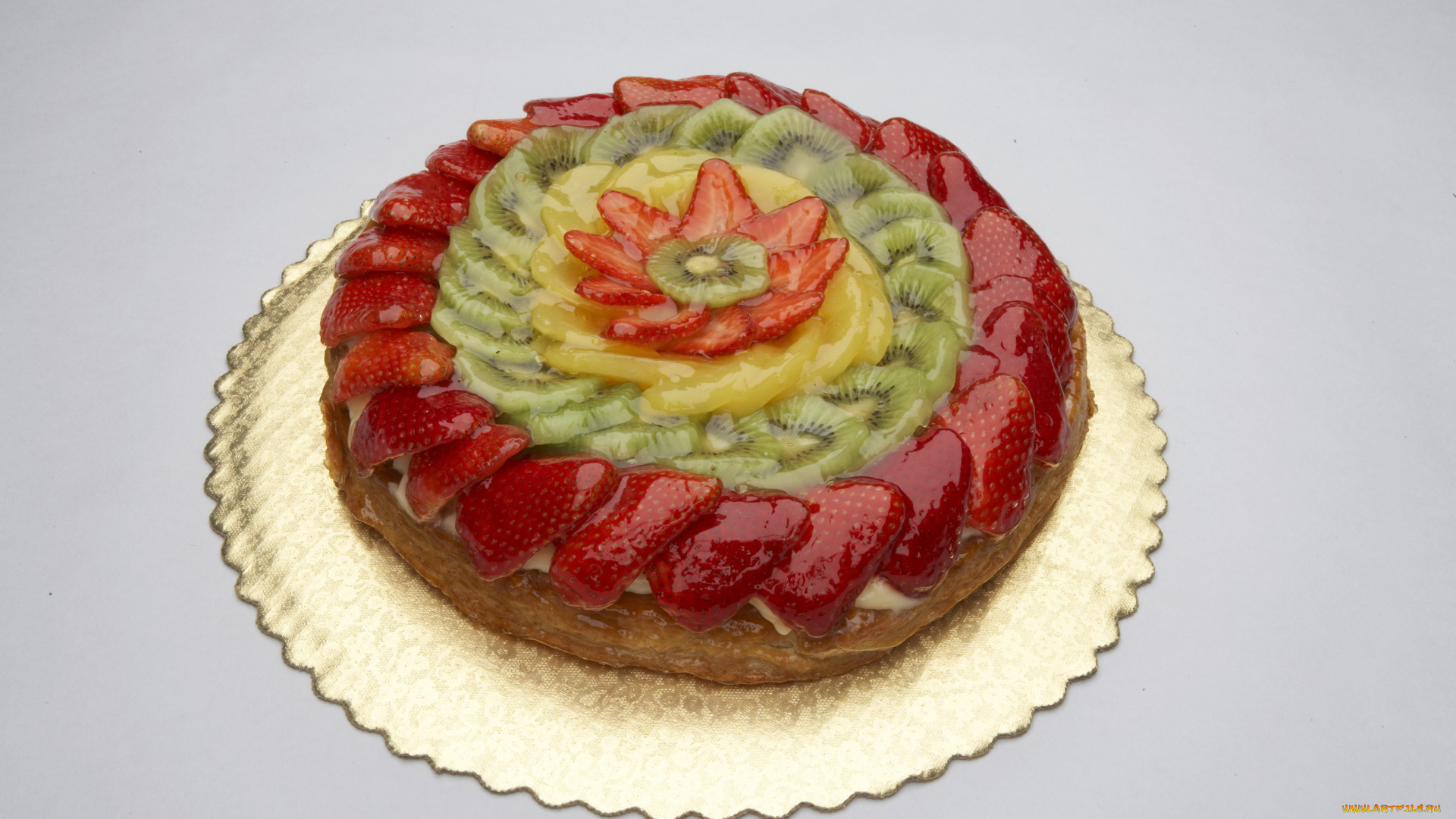 еда, -, торт, , и, только, клубника, украшения, торт