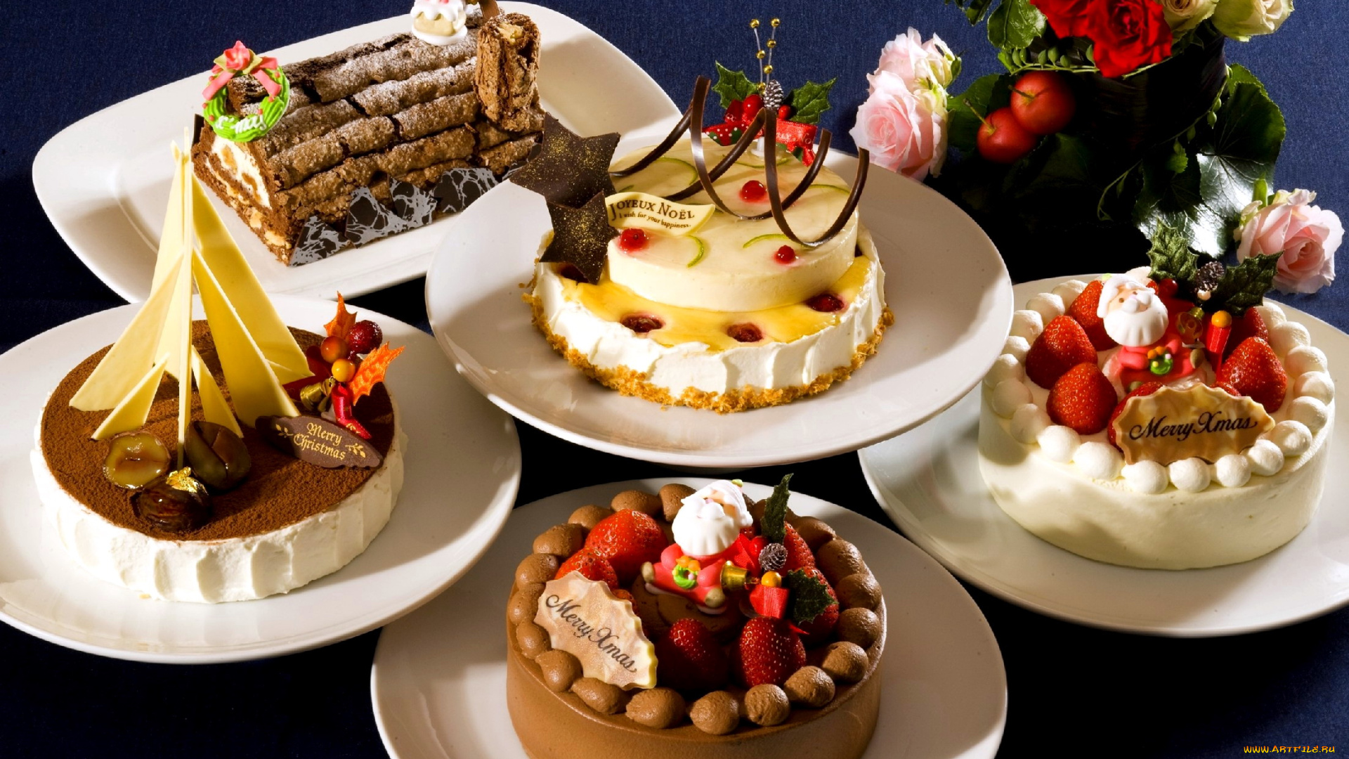 еда, пирожные, , кексы, , печенье, букет, лакомство, розы