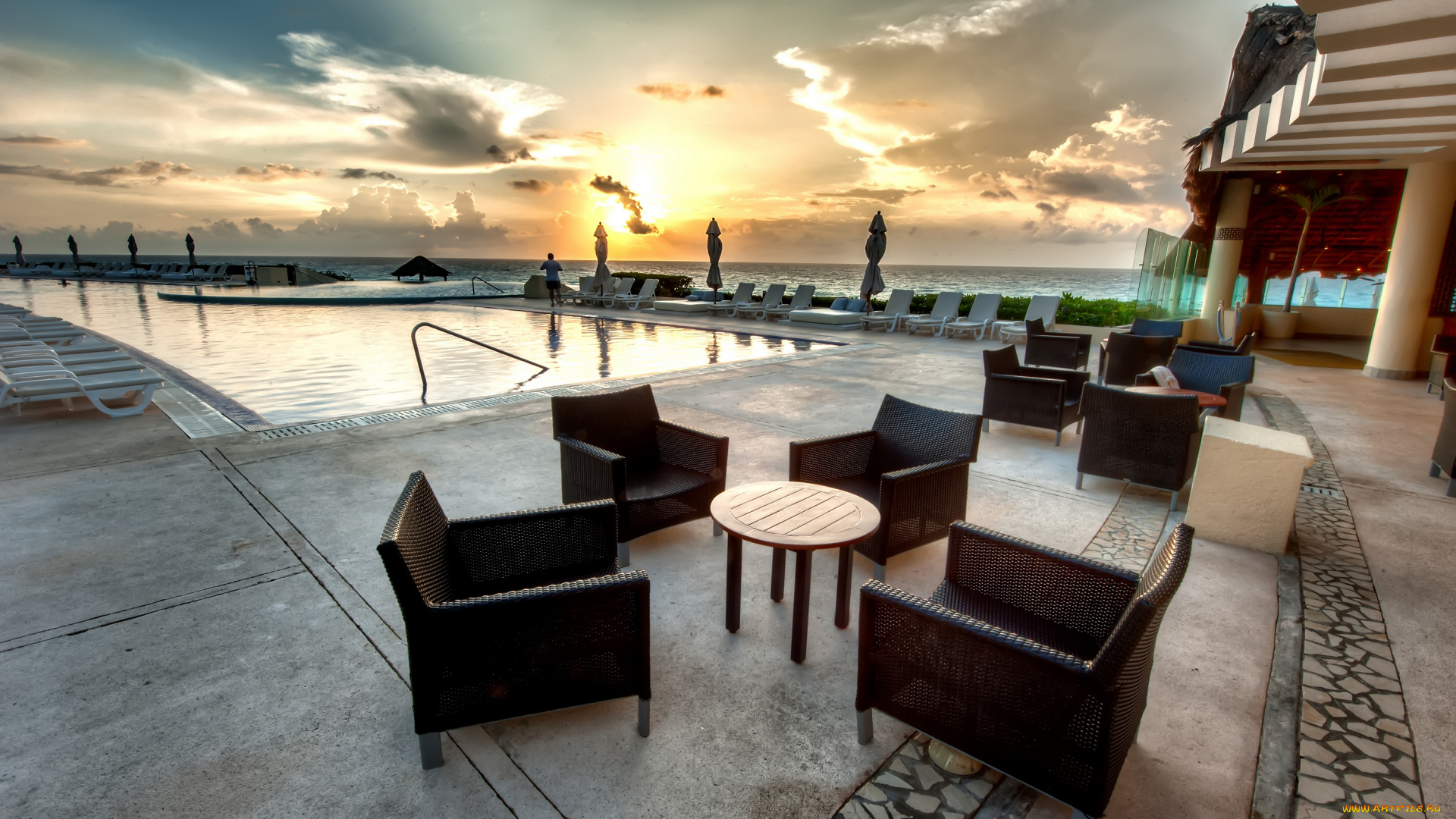 интерьер, бассейны, , открытые, площадки, отдых