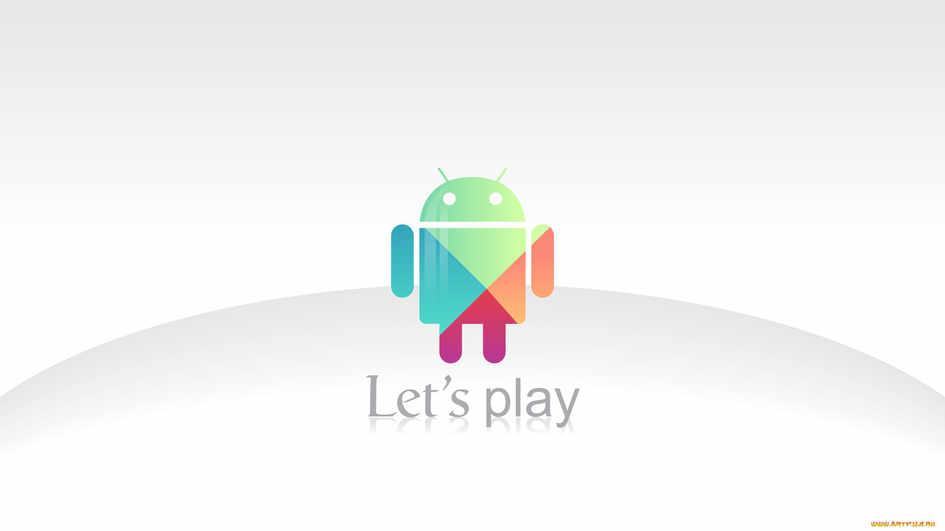 компьютеры, android, серый, логотип