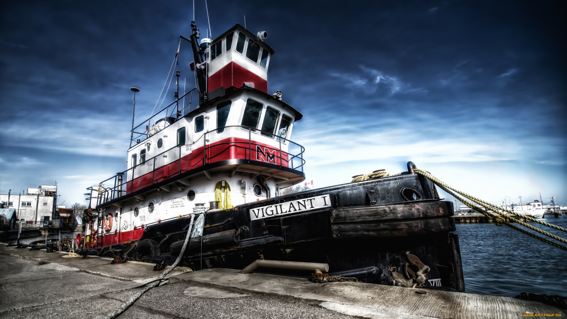 vigilant, i, корабли, баркасы, , , буксиры, пирс, причал, швартовы, буксир