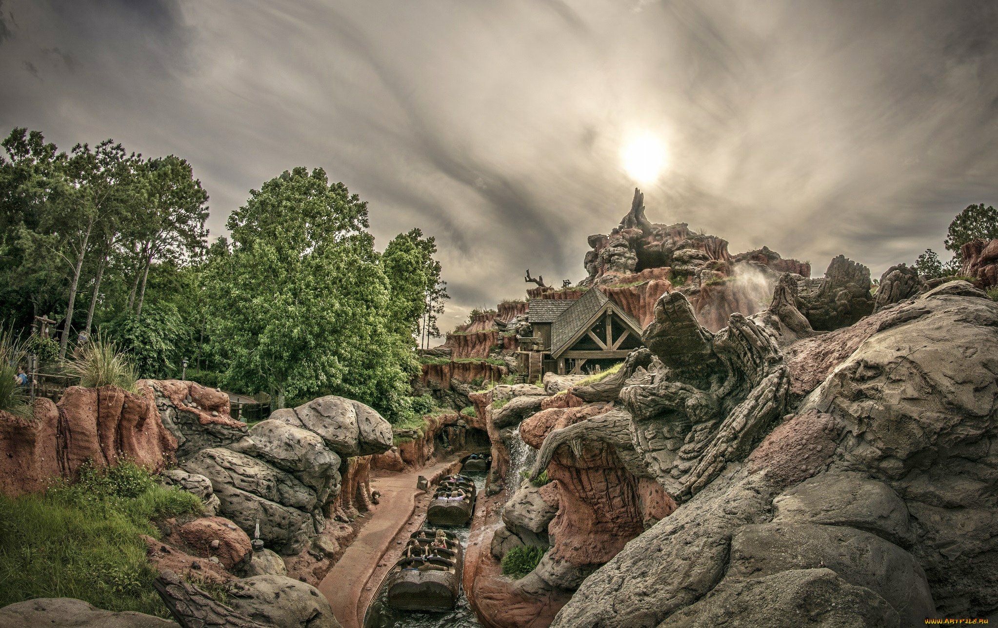 disneyland, города, диснейленд, парк, развлечений