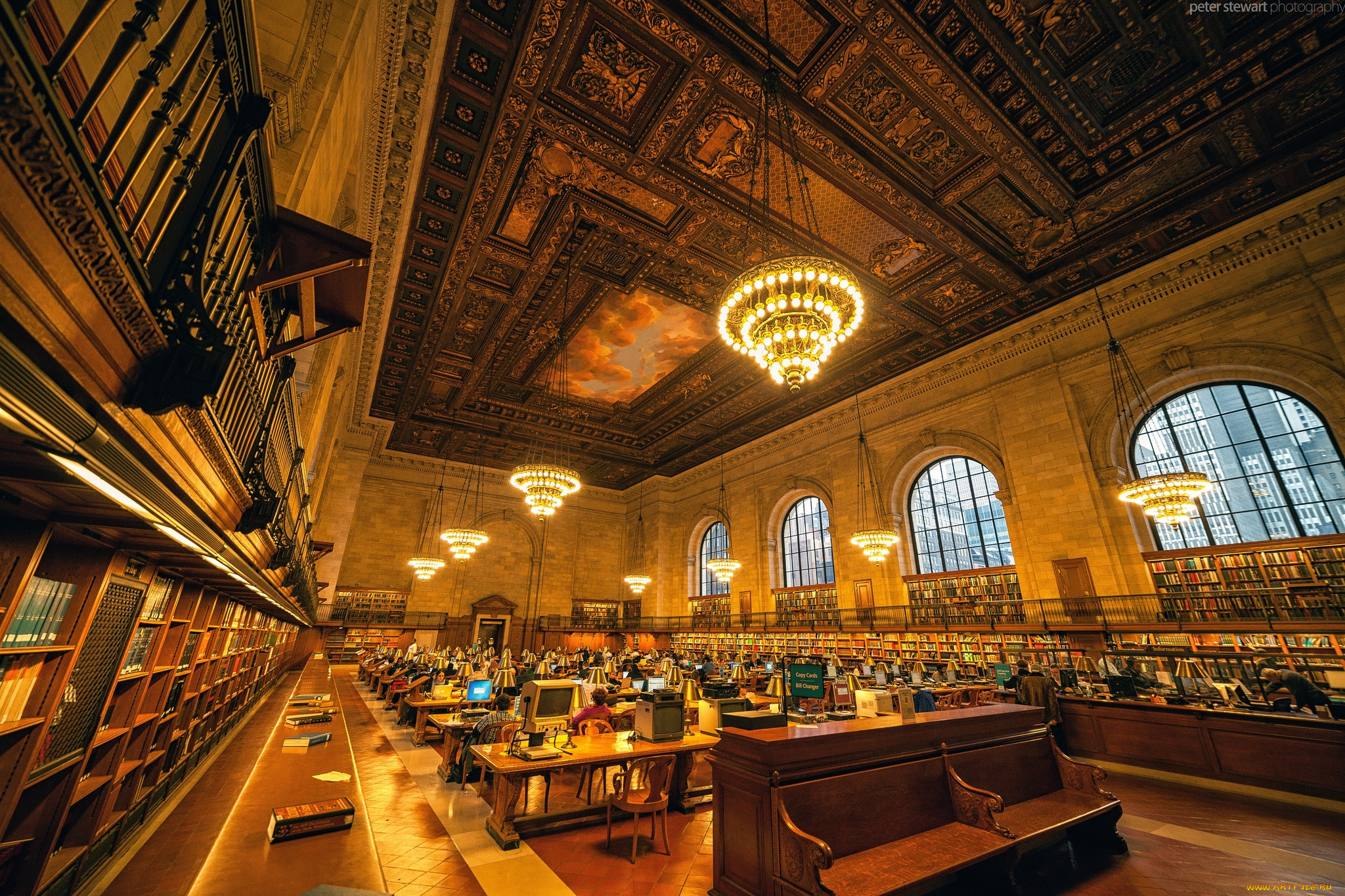 интерьер, кабинет, , библиотека, , офис, библиотека