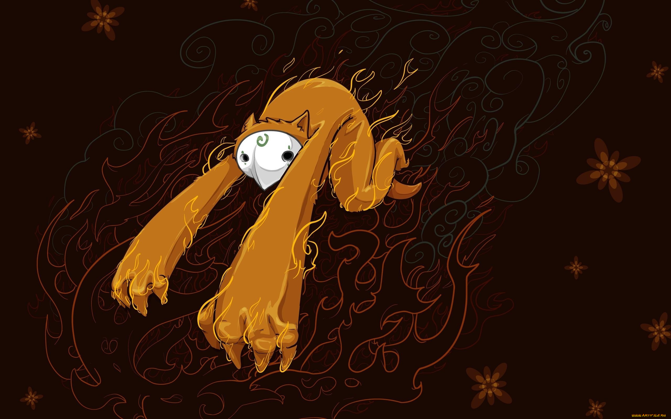 рисованные, минимализм, монстр