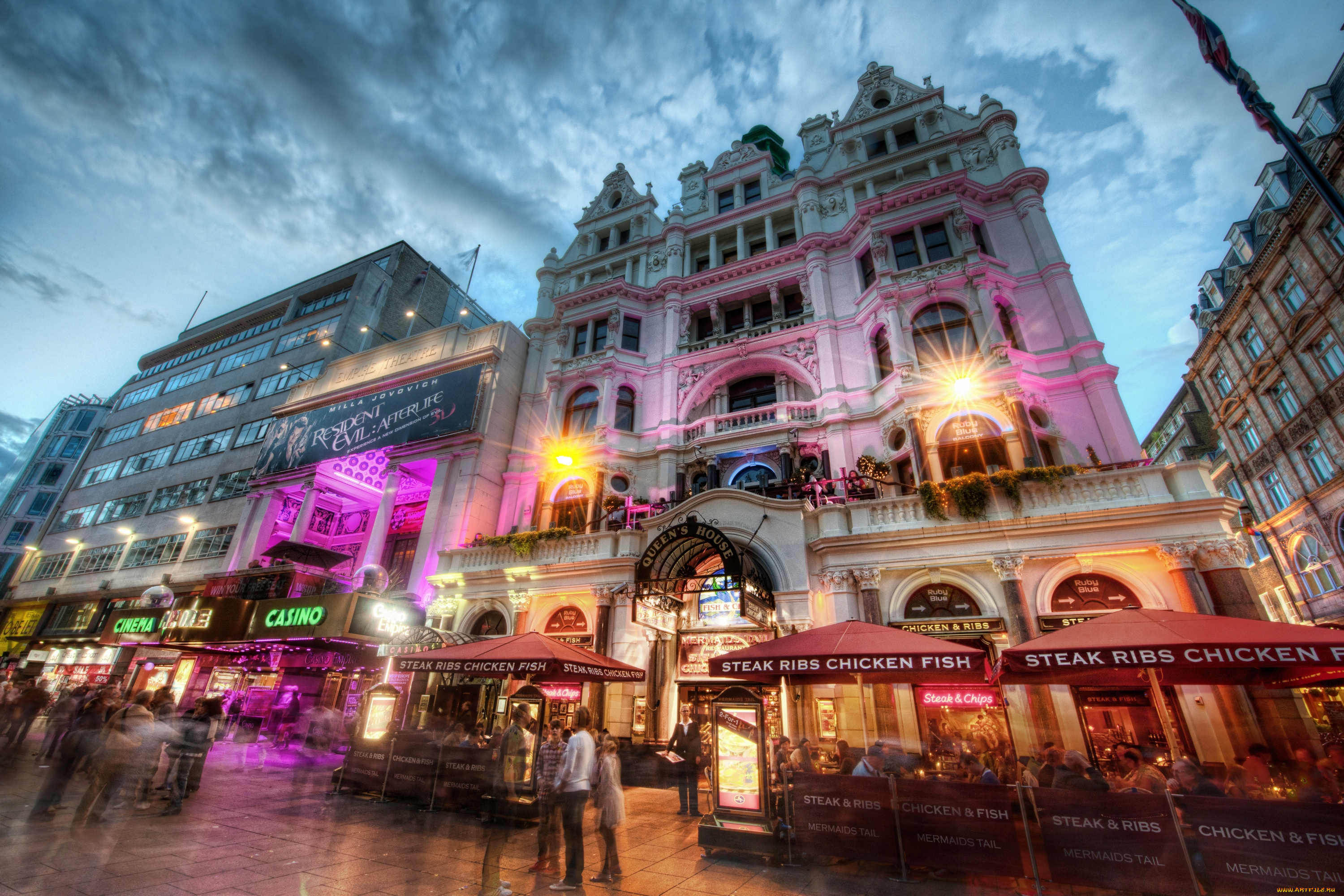 города, лондон, , великобритания, кафе