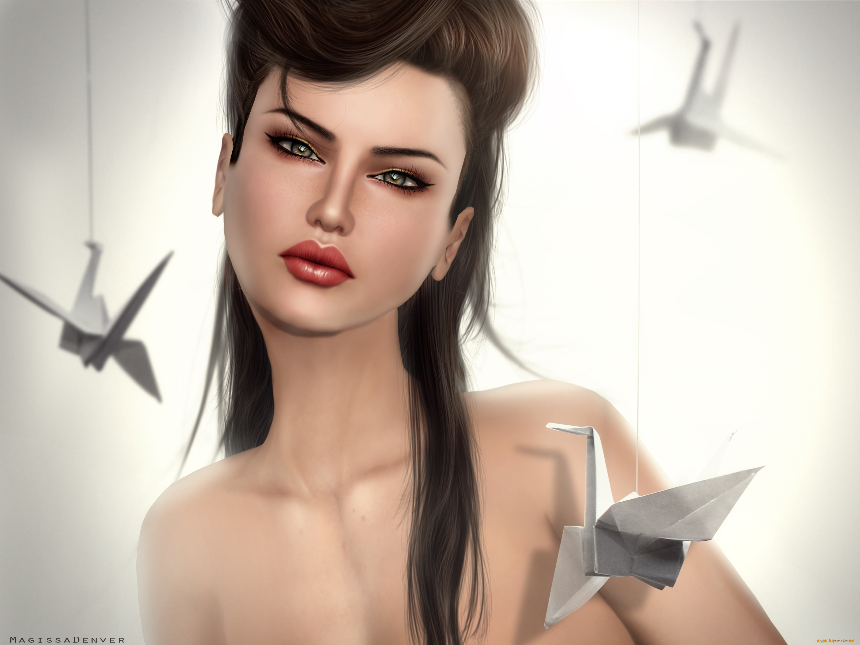 3д, графика, portraits, , портрет, р