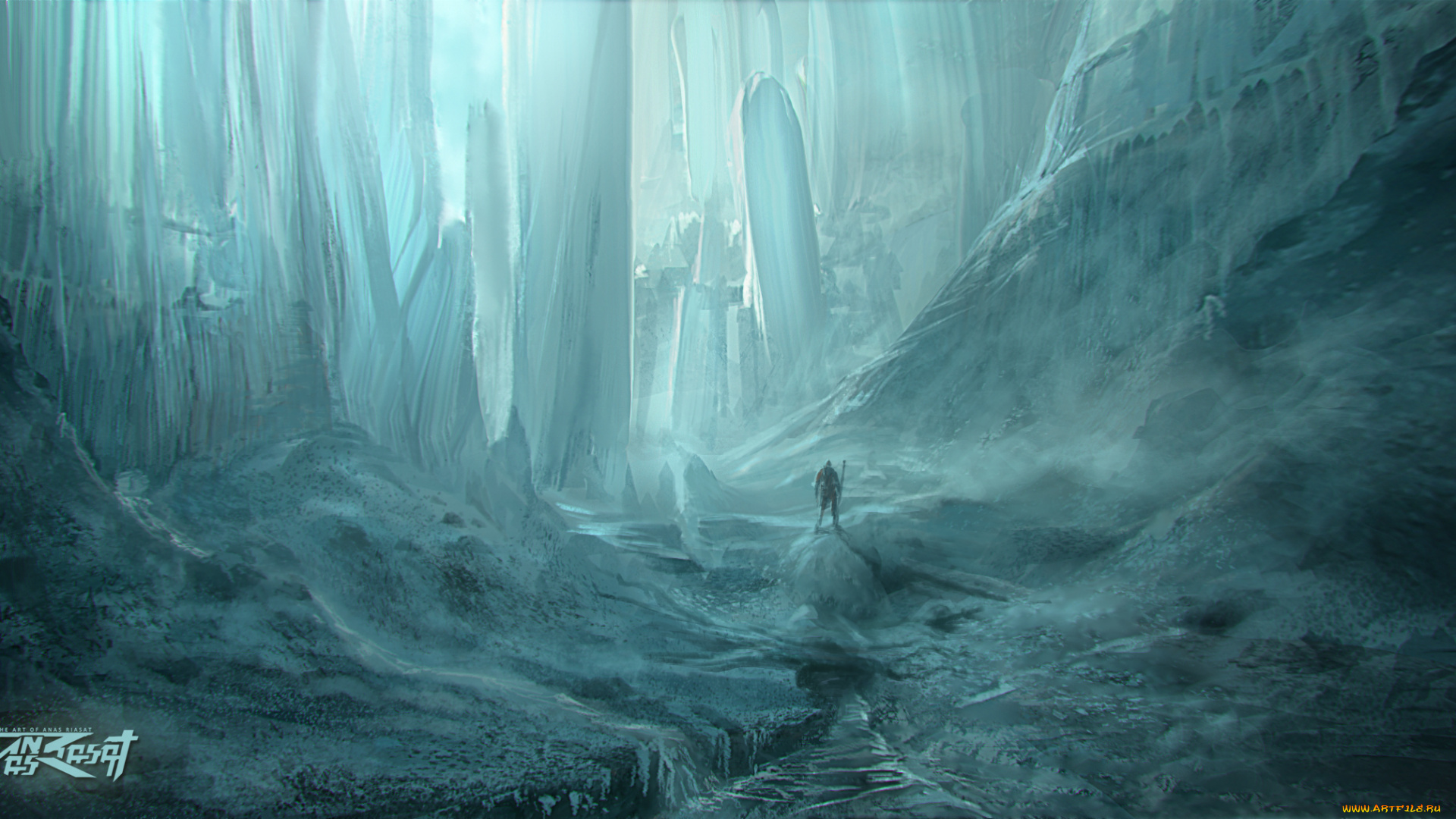 anas, riasat, фэнтези, иные, миры, , иные, времена, иной, мир, зима, скалы, человек