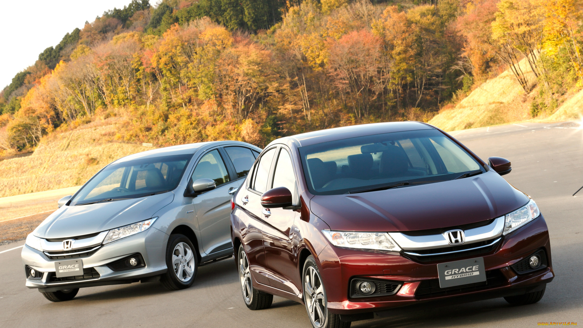 автомобили, honda, светлый, 2014г, hybrid, grace