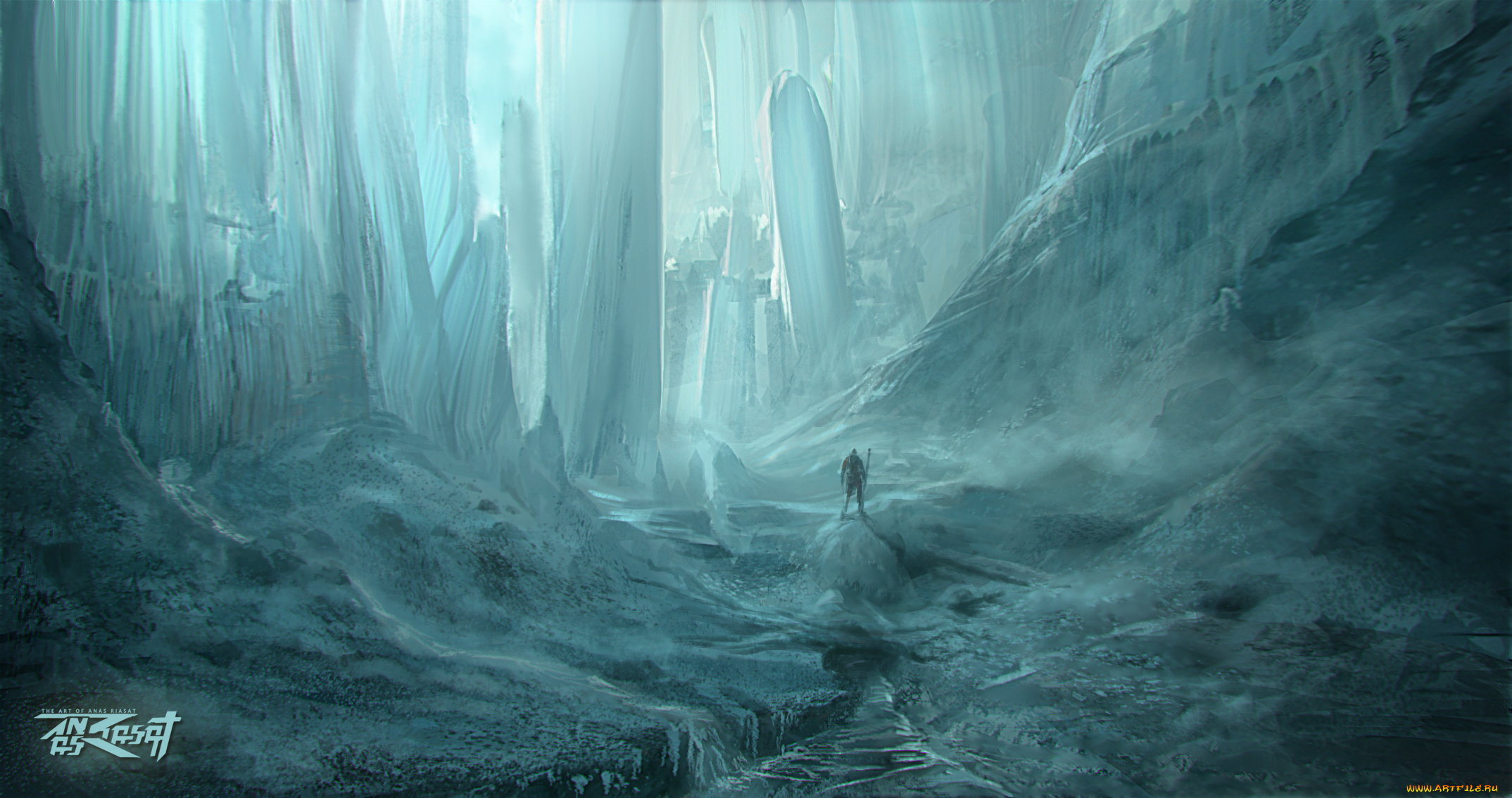 anas, riasat, фэнтези, иные, миры, , иные, времена, иной, мир, зима, скалы, человек
