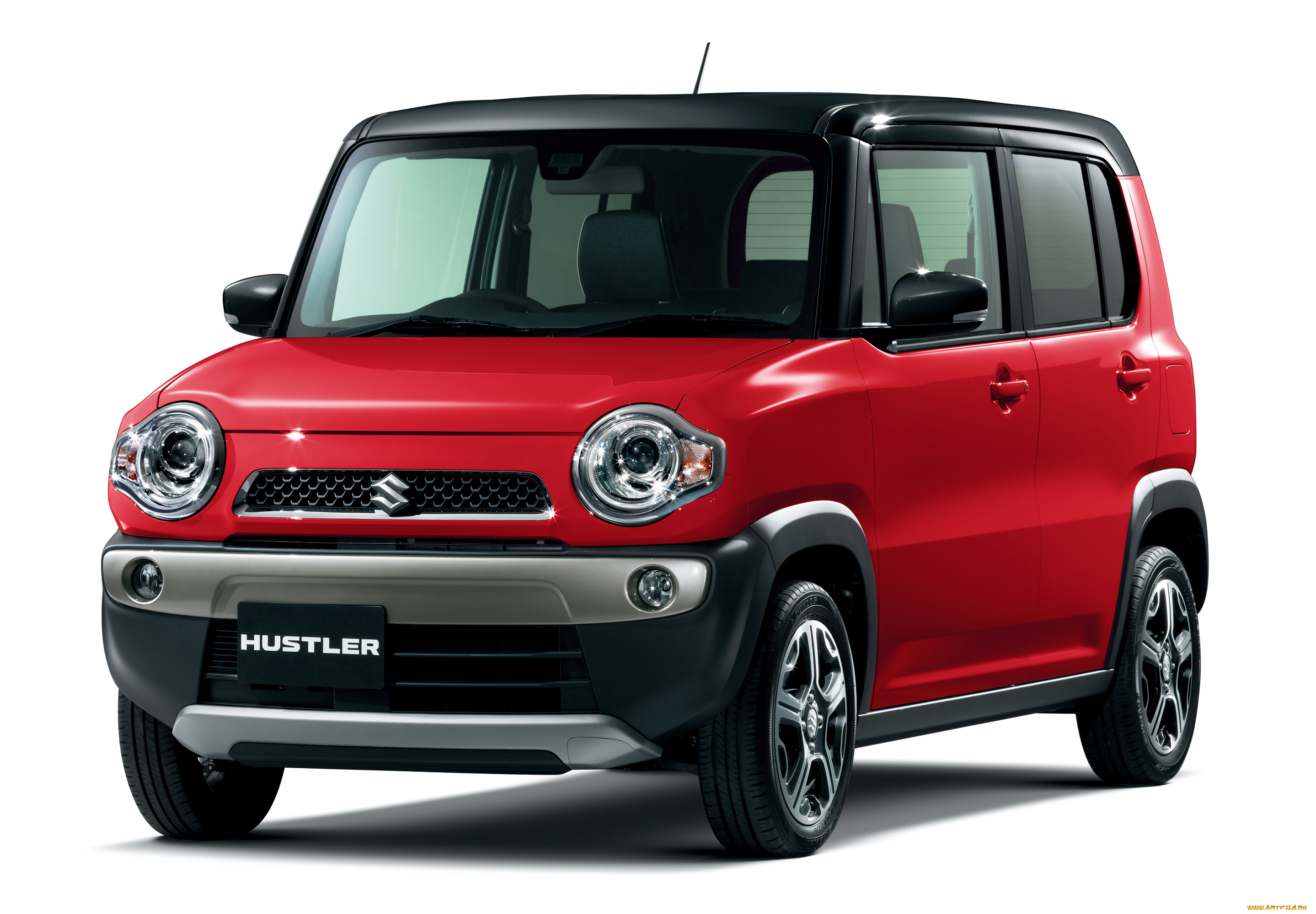 автомобили, suzuki, красный, 2014г, hustler